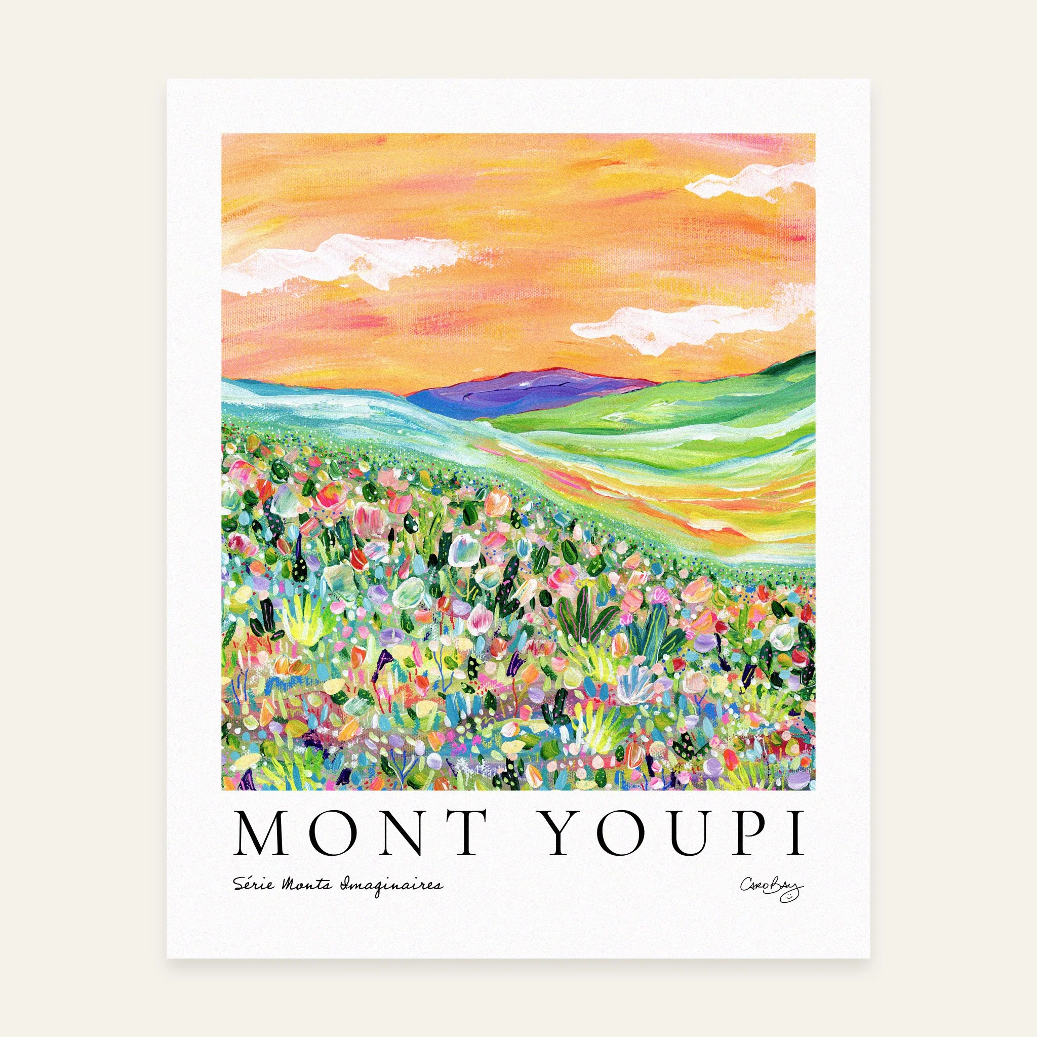 Mont Youpi-8x10-Print-Affiche-Monts-Imaginaires-Peinture-Paysage-Montagnes-Caro-Bay-Art-PAPIER.jpg