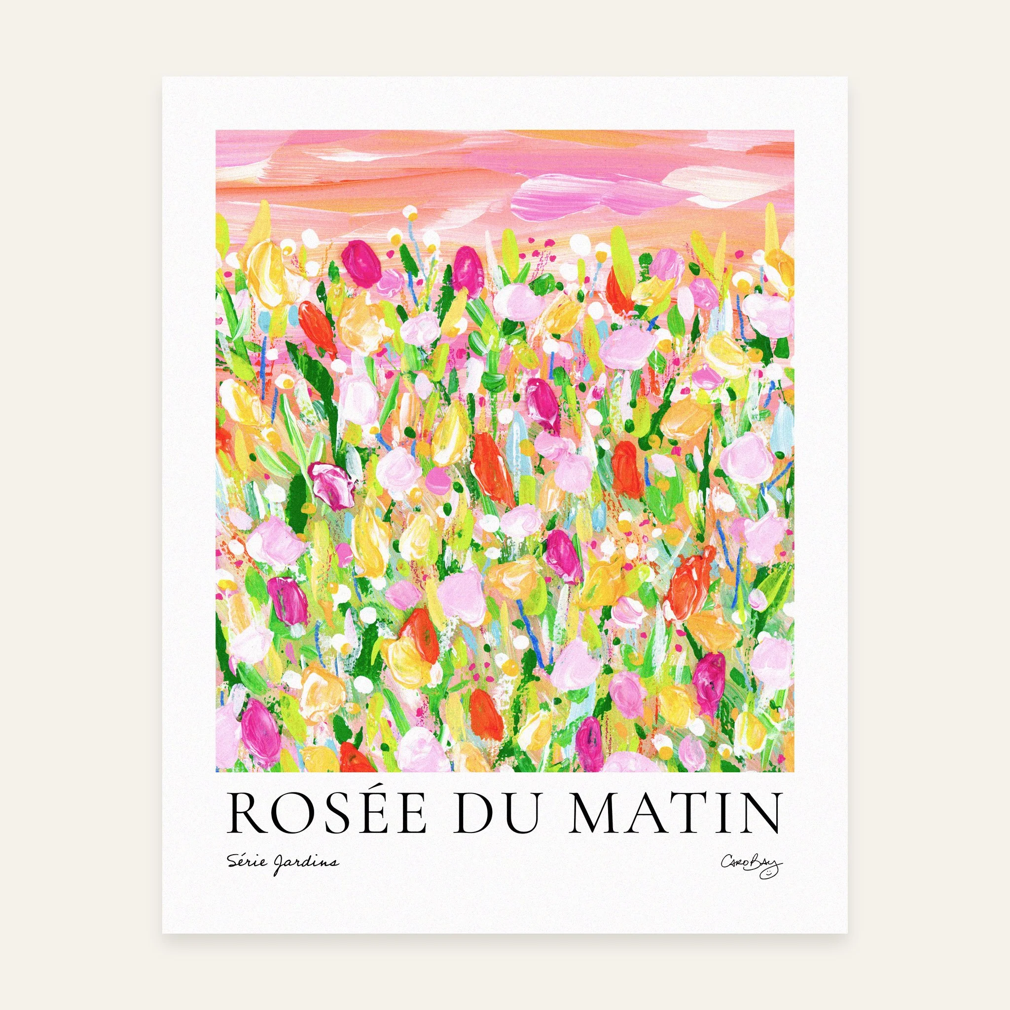 Rosée du matin-8x10-Print-Affiche-Peinture-Jardin-Floral-Abstrait-Caro-Bay-Art-PAPIER.jpg