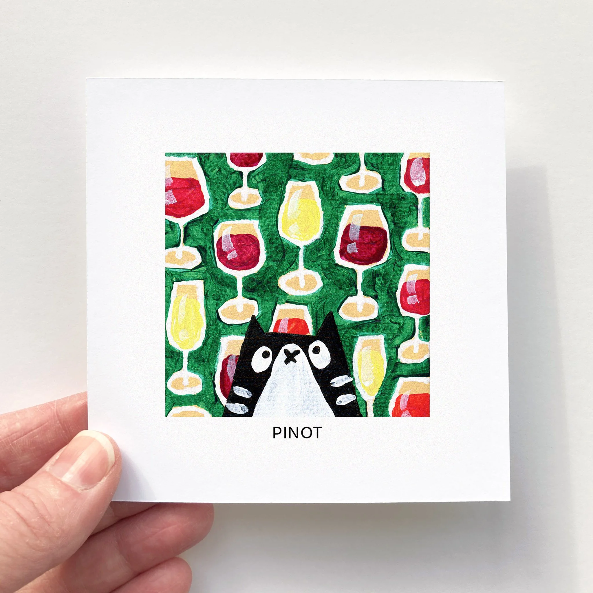 Mini Affiche 4"x4" - Mini Minou - PINOT