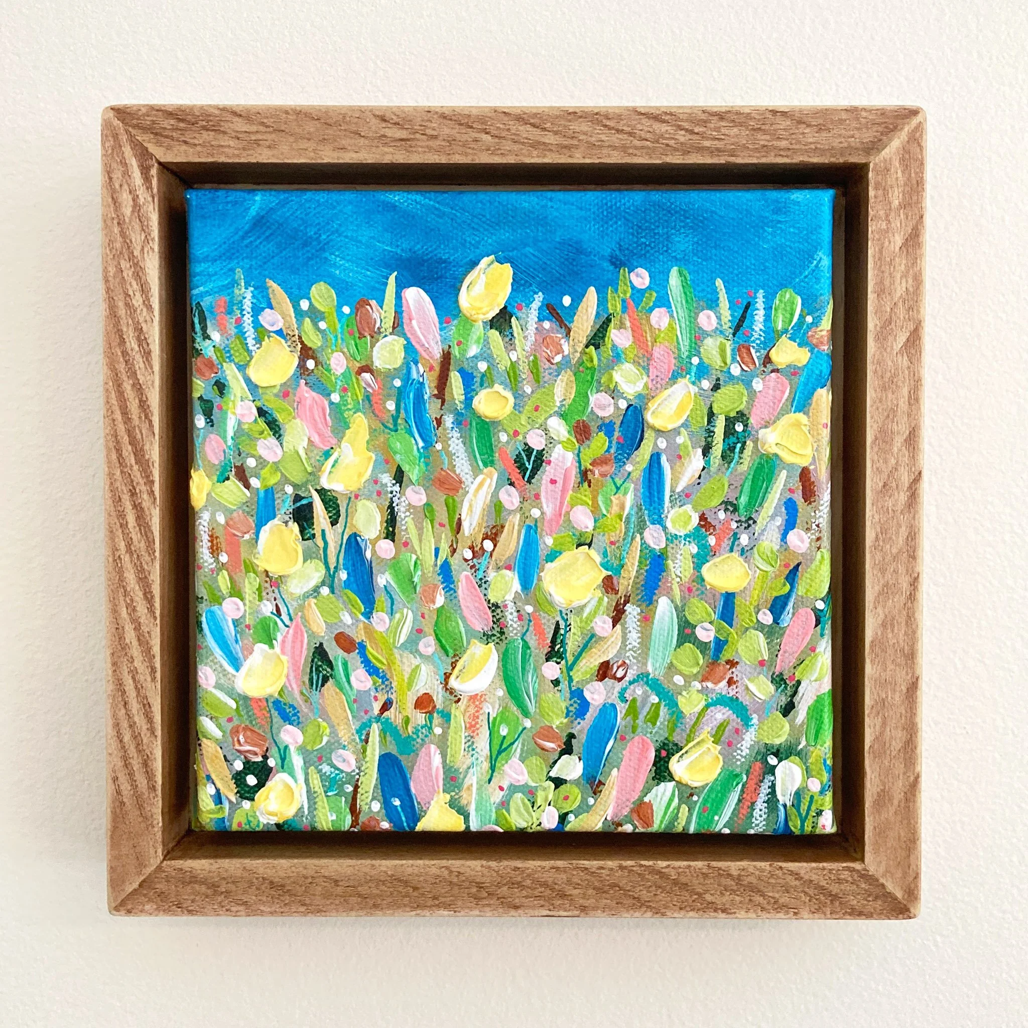 Petit nid douillet | 6"x6" | Encadrée