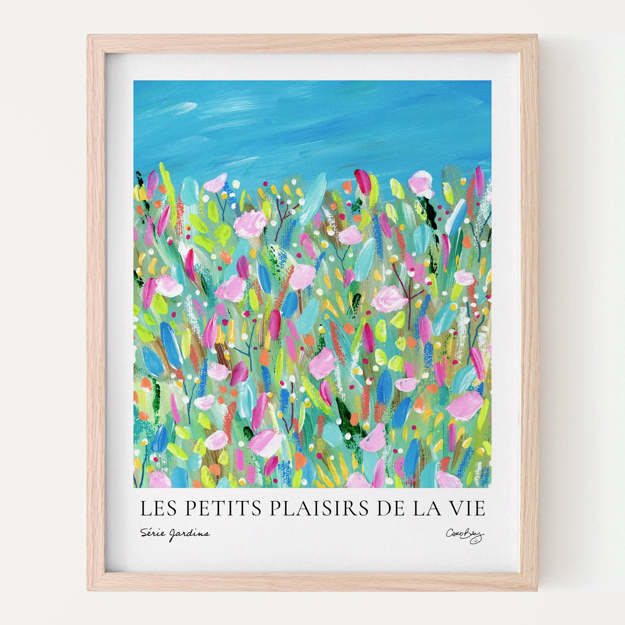 Affiche - Les petits plaisirs de la vie - Série Jardins