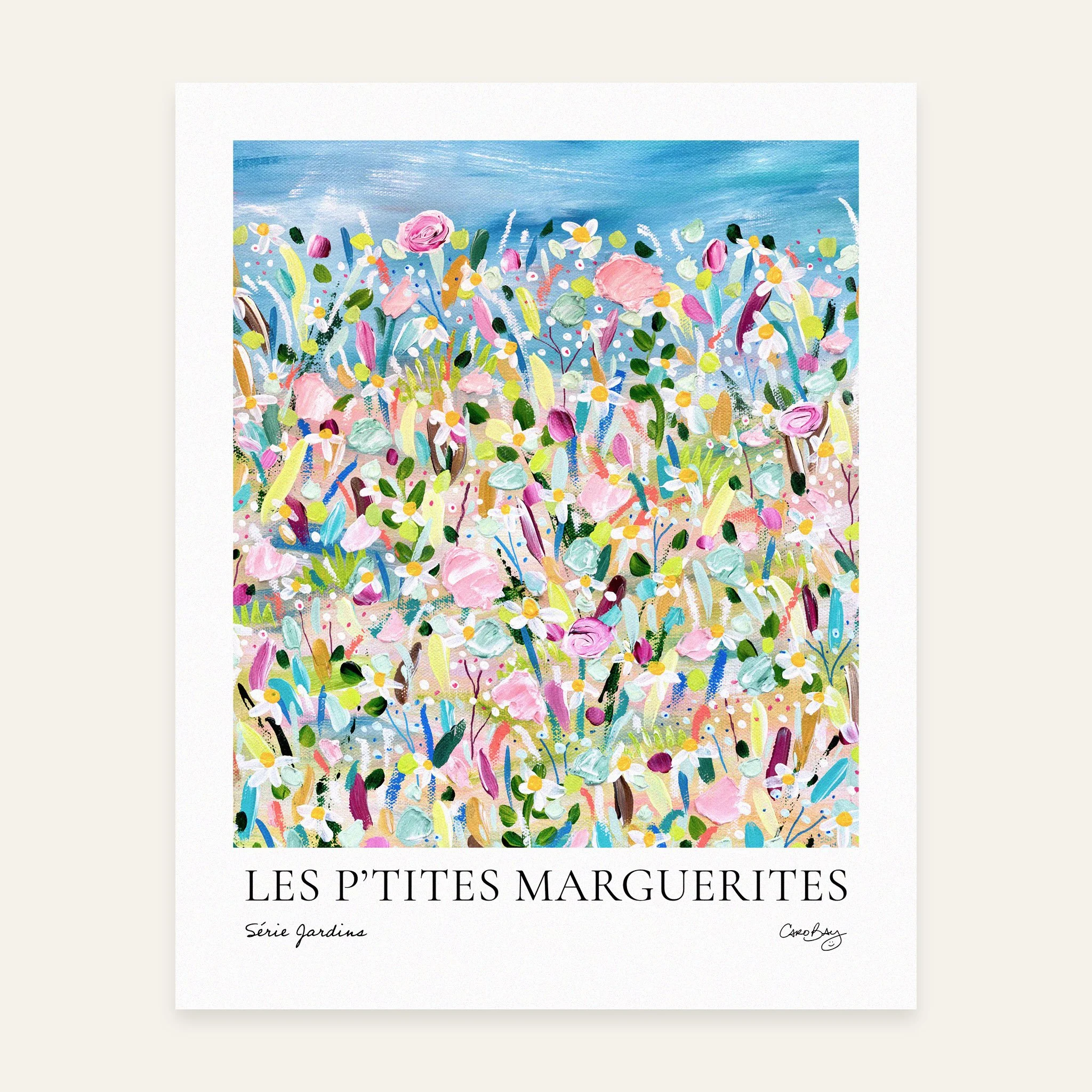 Les p’tites marguerites-8x10-Print-Affiche-Peinture-Jardin-Floral-Abstrait-Caro-Bay-Art-PAPIER.jpg