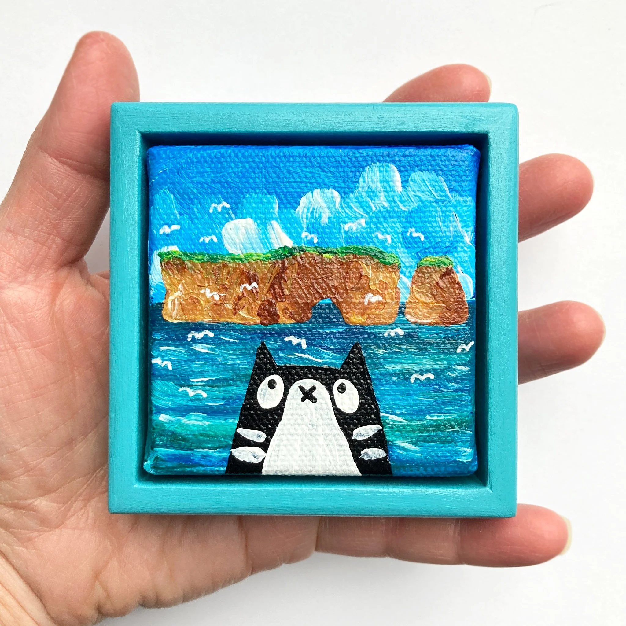 GASPARD - Mini Minou | 2.5"x2.5" | Encadré