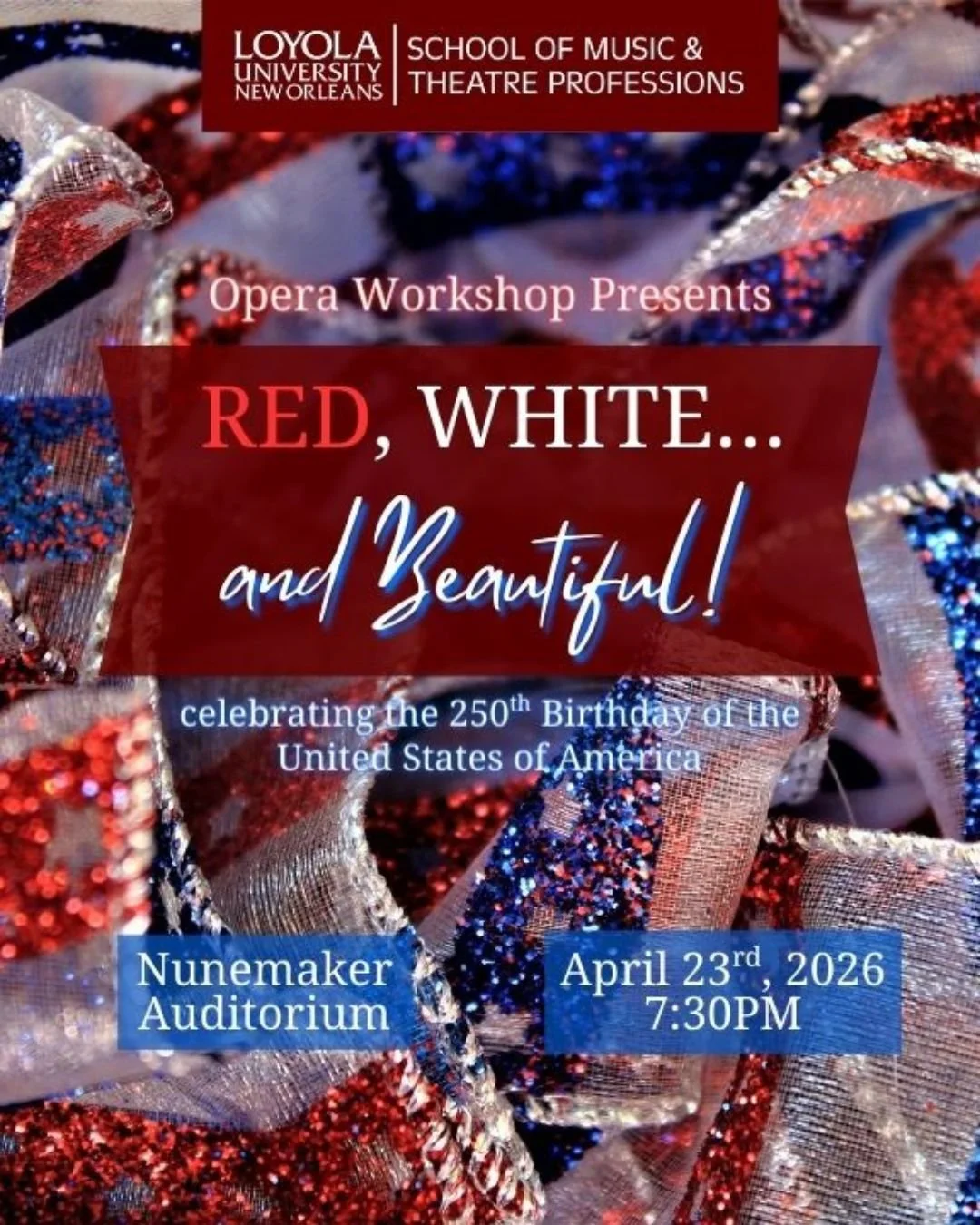 RED, WHITE and Beautiful!
