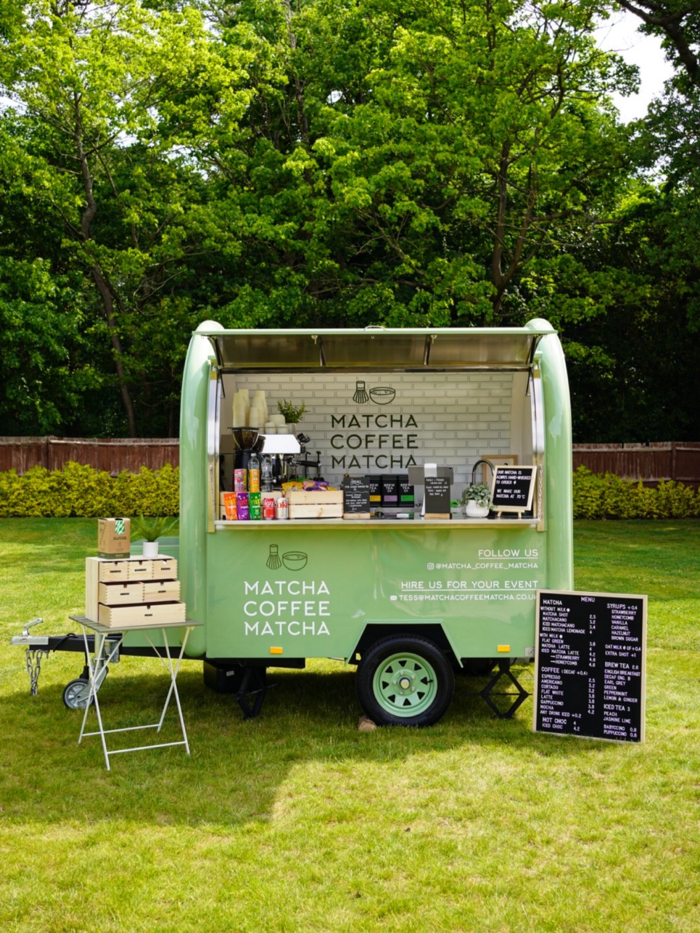 Looking for something to enhance your event?
Let Matcha Coffee Matcha provide some tasty drinks and bakes ☕️🍵🍰 
We&rsquo;ve booked some seriously exciting events over the past few weeks and can&rsquo;t wait to fill up the summer diary 🤩 get in tou
