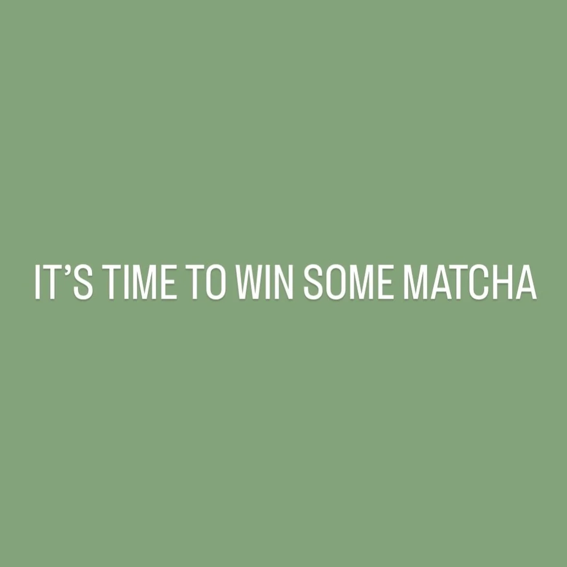 It&rsquo;s time to win some matcha!! 🍵 

Do you love matcha? (Obviously). 

To celebrate our new matcha bar (coming soon!) we&rsquo;re offering someone the chance to WIN matcha at their event. 

Do you, or someone you know, have a wedding or birthda