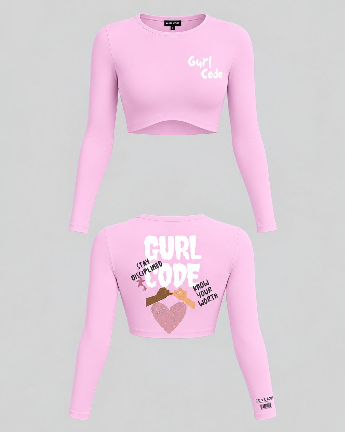 Gurl Code Crop Long Sleeve