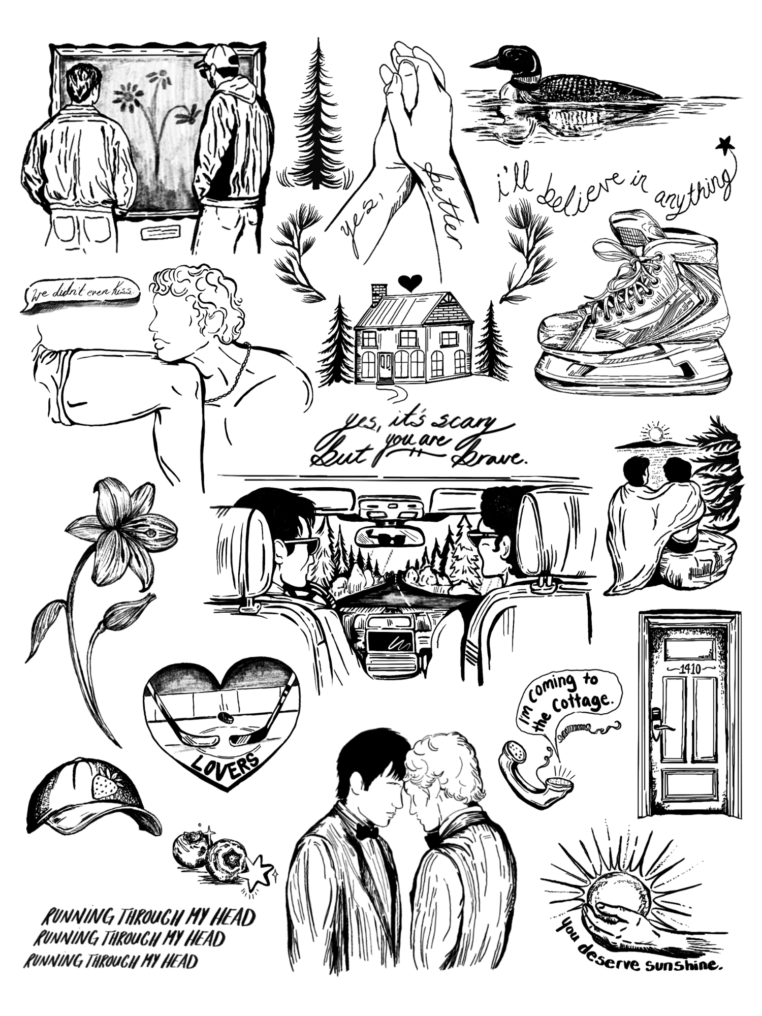 Heated Rivalry Tattoo Print