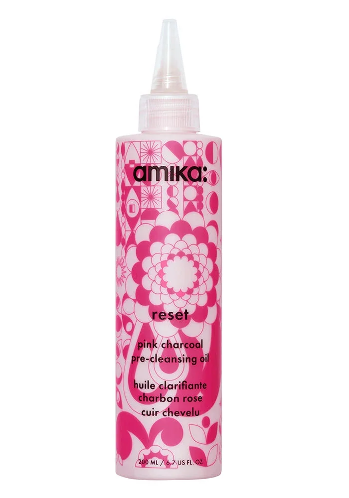 Amika Reset Pink Charcoal Scalp Cleansing Oil