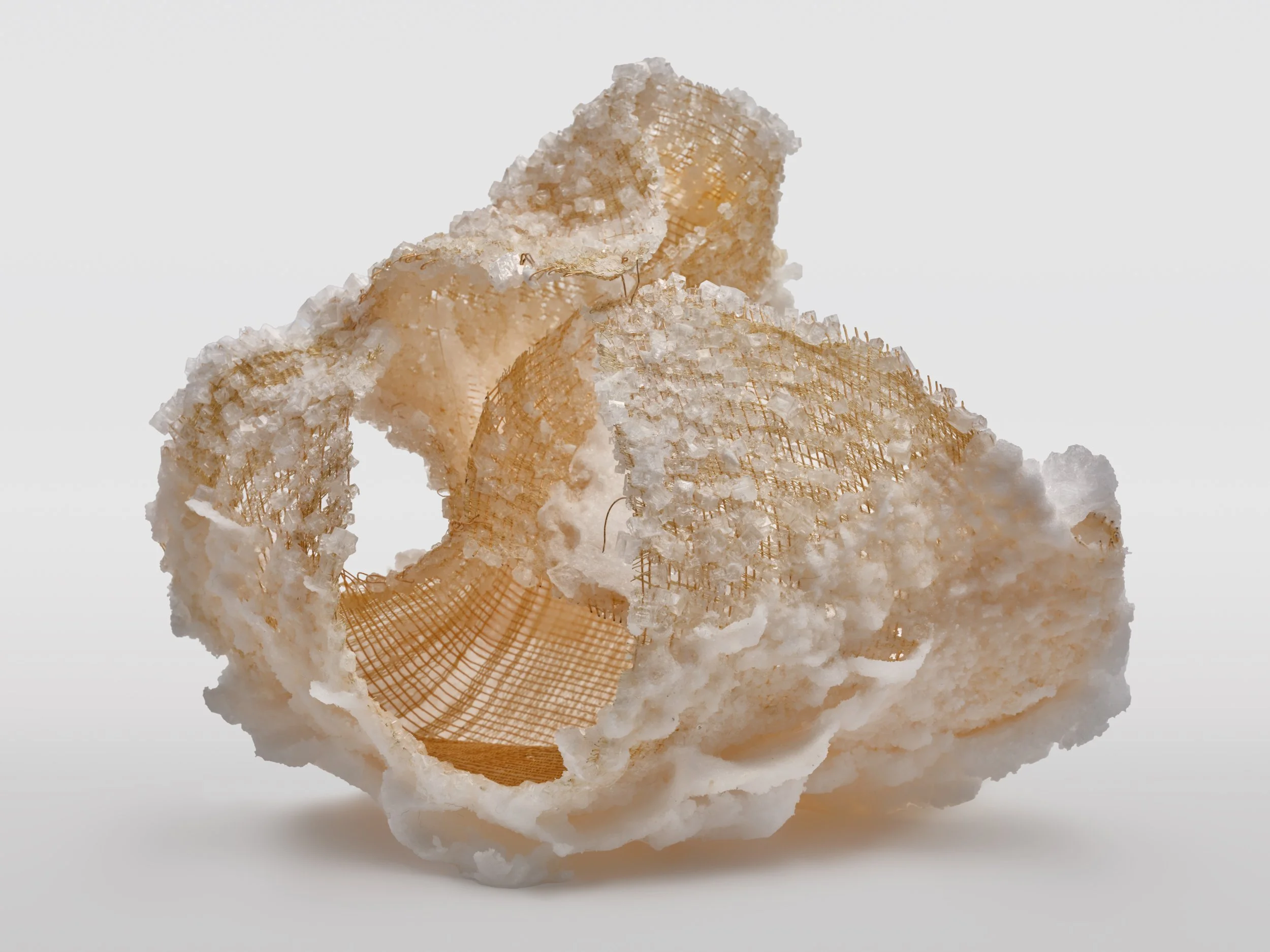  JKS`26`CE,   2026, Copper, Salt Crystals, 14 × 18 × 18  cm      Photo credit: Rachel Topham Photography 