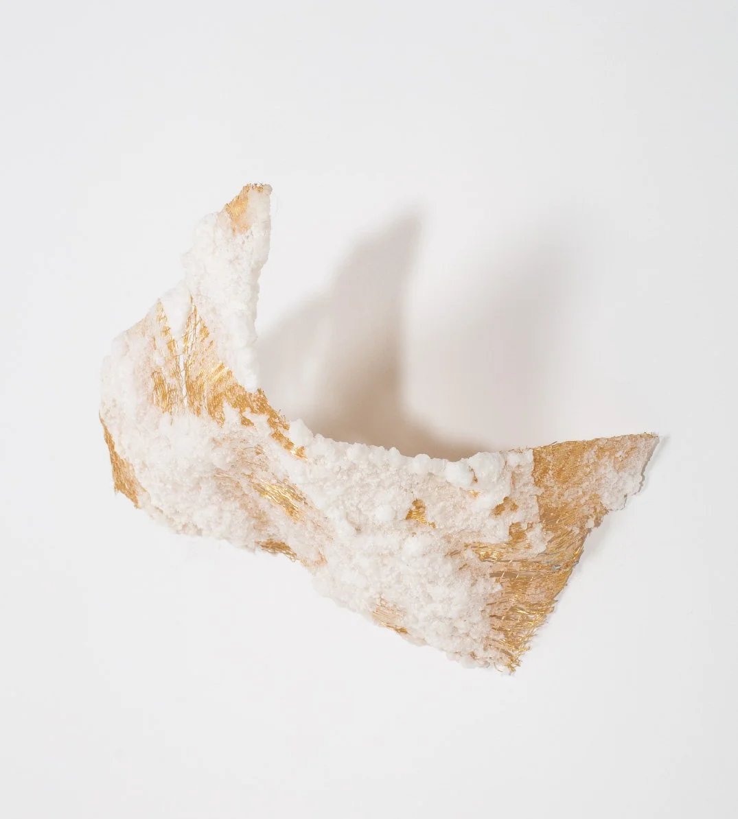  Milk Sea  2025, Copper, Salt Crystals, 30 × 34 × 12 cm 
