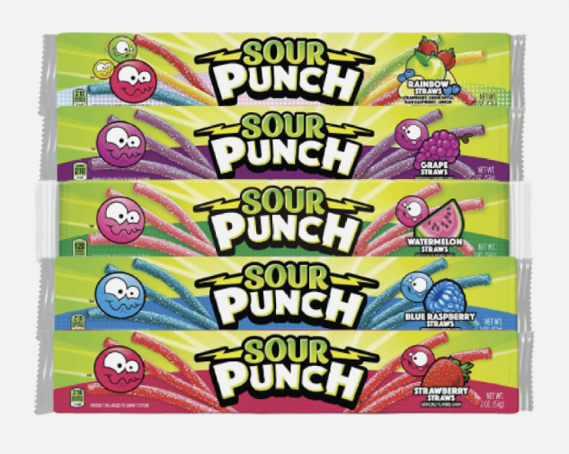 Sour Punch Straws