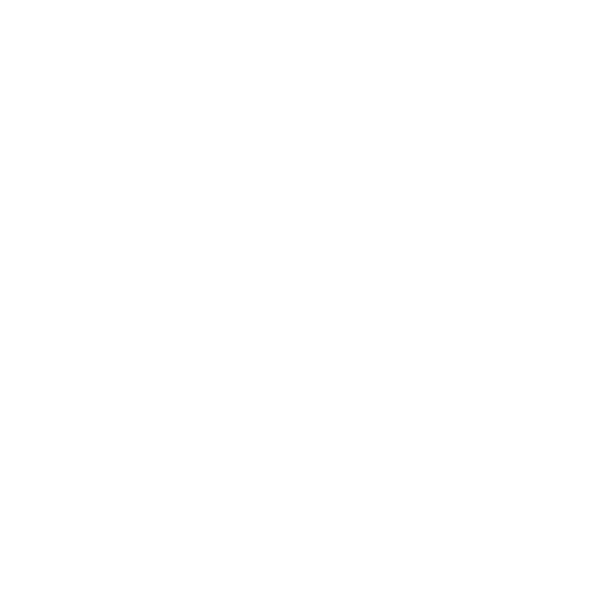 Black and white logo of a hand holding a flower with a single petal in the shape of a heart.