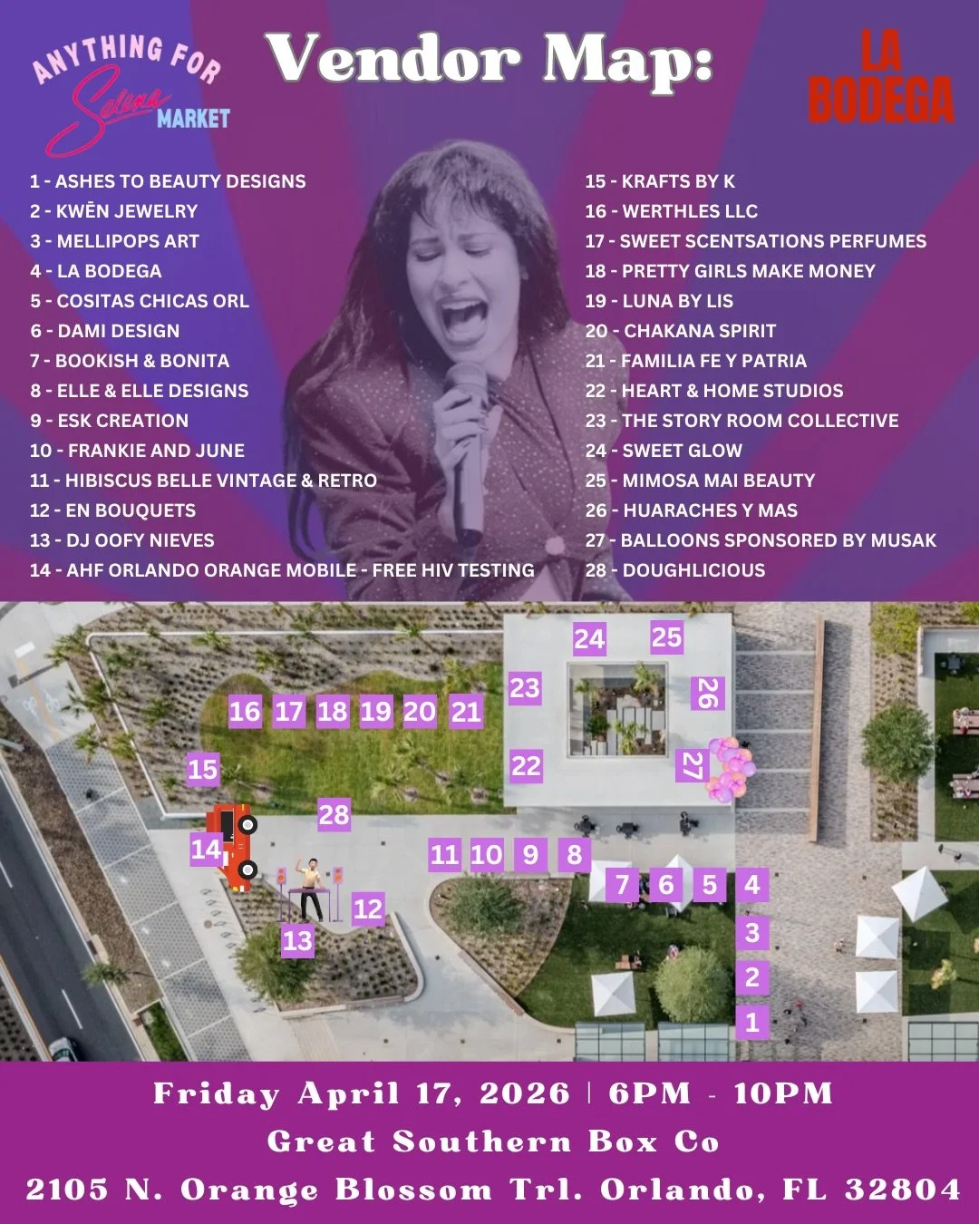 Y&rsquo;all asked&hellip; and we DELIVERED 😮&zwj;🔥
Our 5th Annual Anything for Selena Market is STACKED with over 28 small businesses bringing the vibes, the cultura, and the cutest finds you didn&rsquo;t know you needed 😍

🛍️ SHOP
From jewelry, 