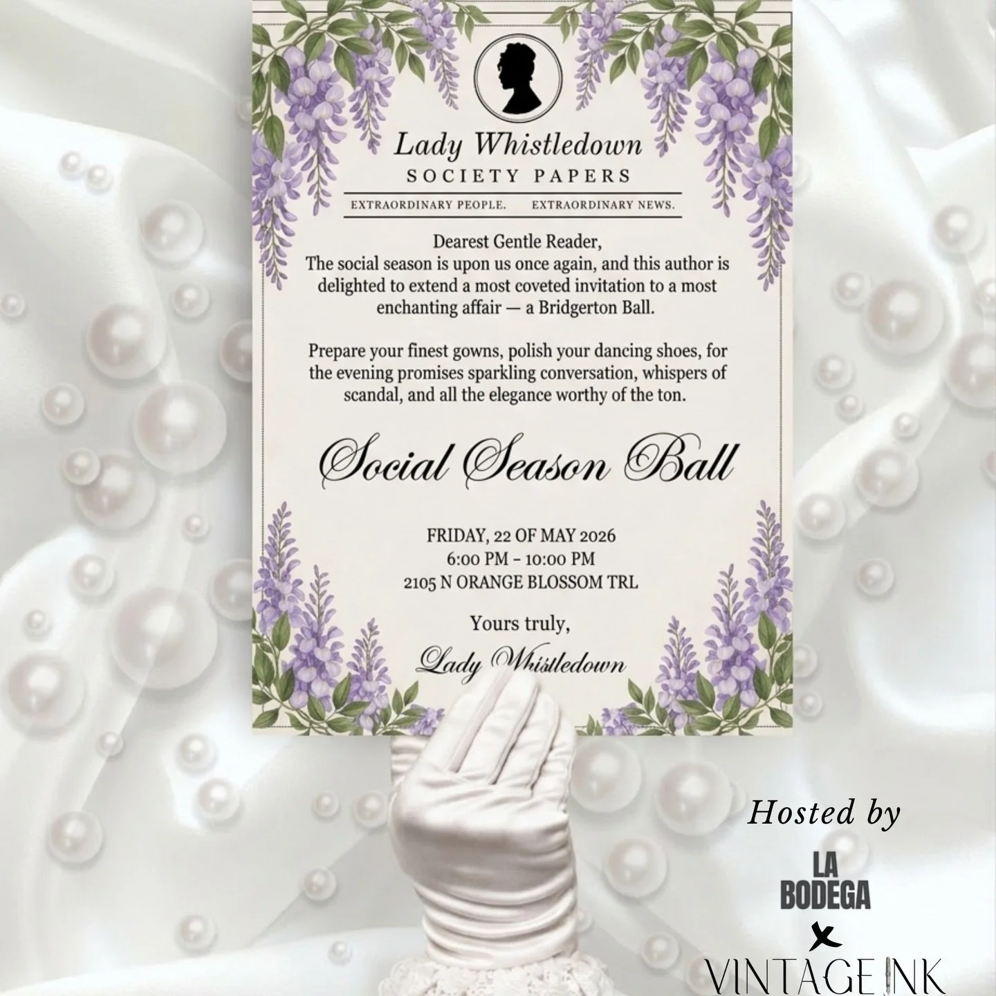 VIP is officially SOLD OUT!
Only a few more General Admission tickets left! 

For one night only, Orlando will step into its first-ever Bridgerton-inspired Ball&hellip; where elegance, romance, and a touch of scandal await.

Join us on May 22 from 6P