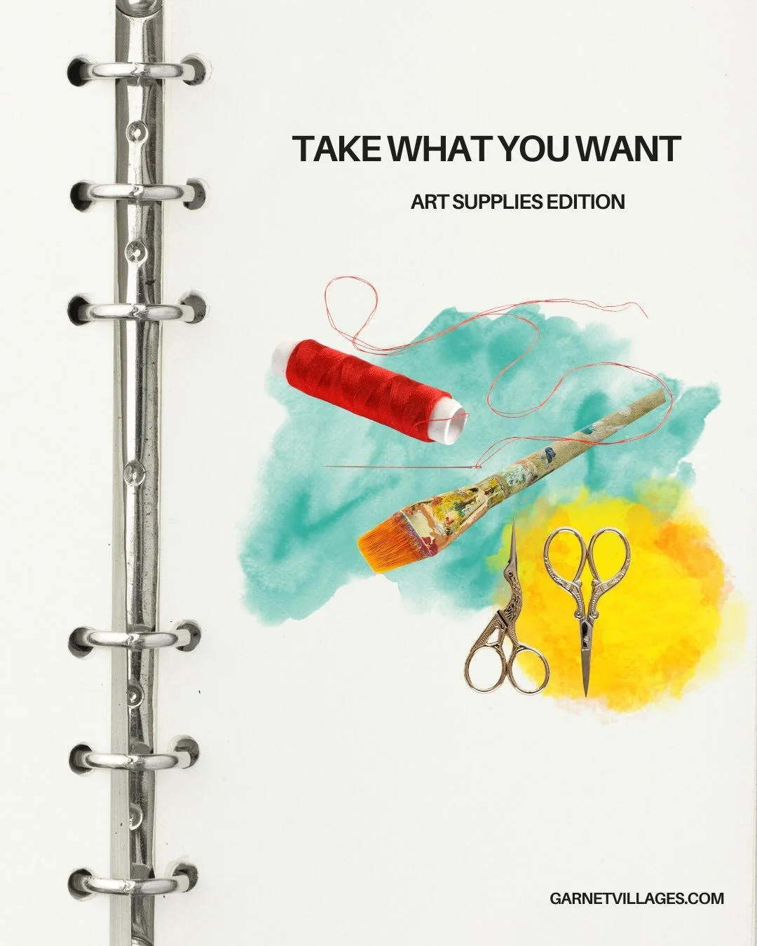 One of the ongoing projects we are currently working on is renovating our awesome studio space! It should be completely up and running when the weather is just a tad warmer. 

In the mean time, we&rsquo;ve been collecting lots of supplies to add to t