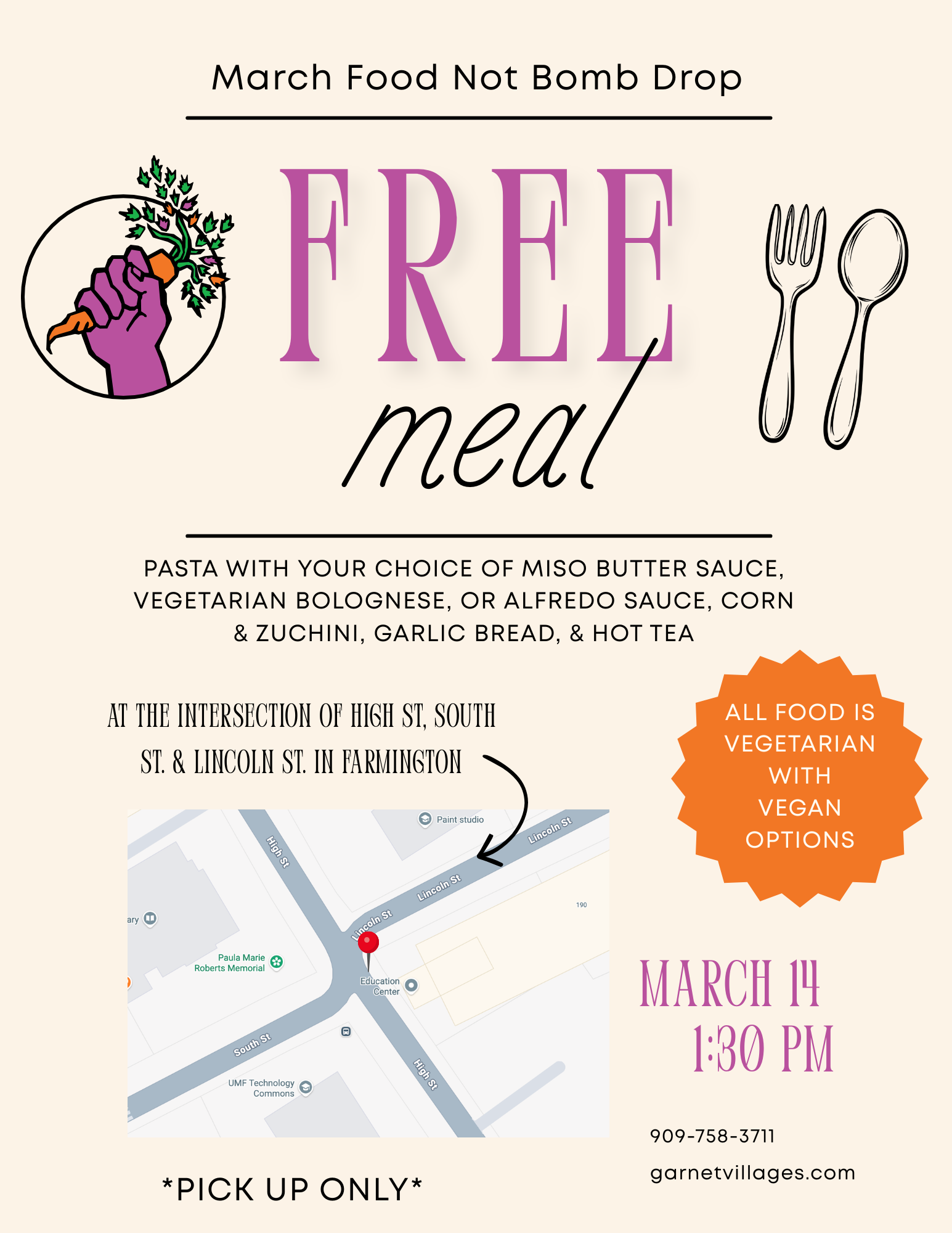 March Food Not Bombs Drop