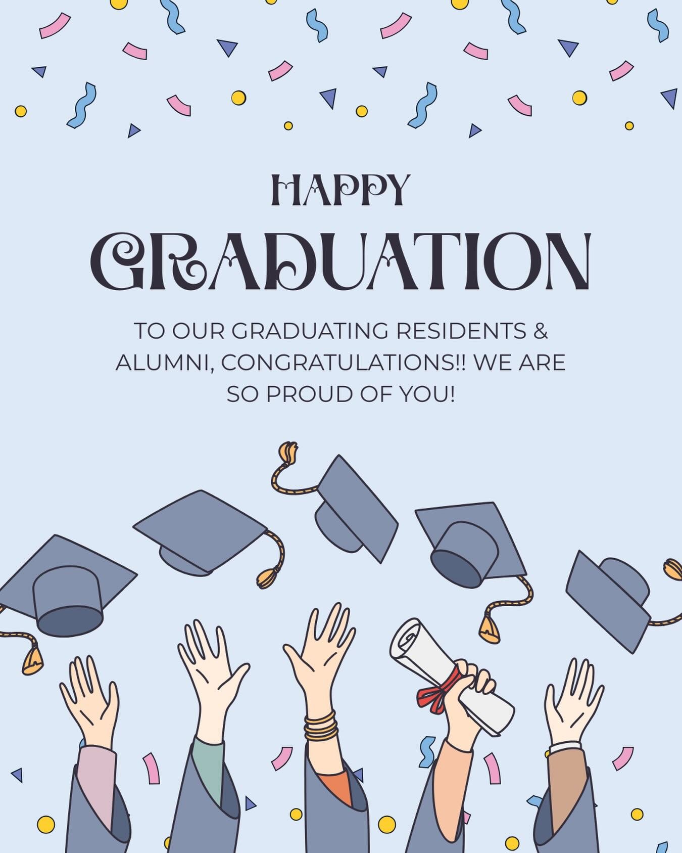 Happy graduation!! We are so proud of all of our beavers! 🦫 🎓🥳