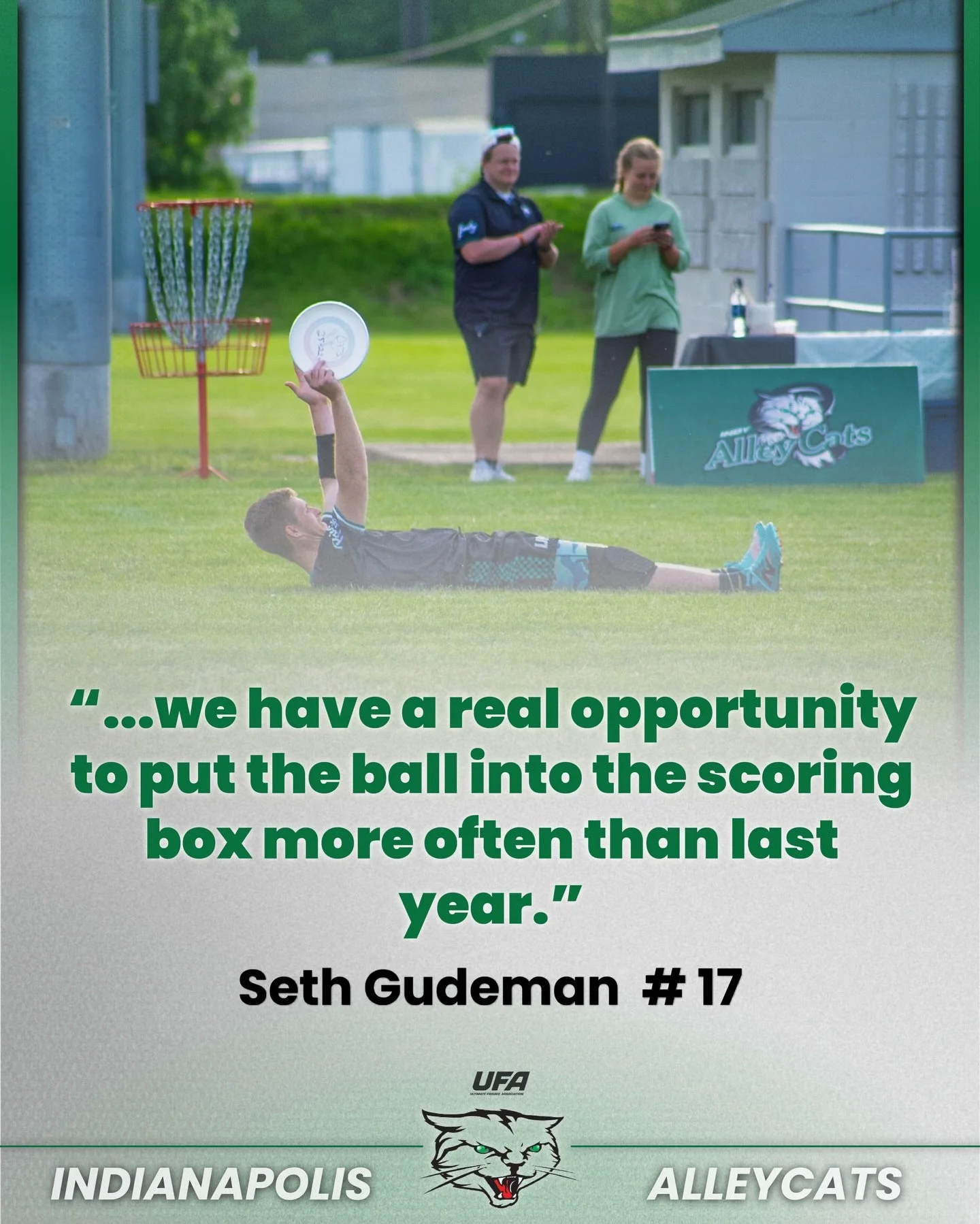 Seth Gudeman is READY to go and the belief inside this locker room is REAL! In a recent UFA article you can read more on Seth's perspective and how the Alleycats stack up against the rest of the Central Division in a Free Agency Frenzy! 

Read more: 