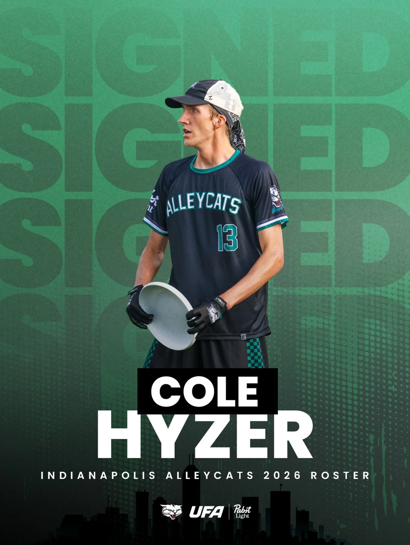 Built for moments like this. ⚡️

Cole Hyzer returns to the Indianapolis Alleycats and is locked in for the 2026 season!