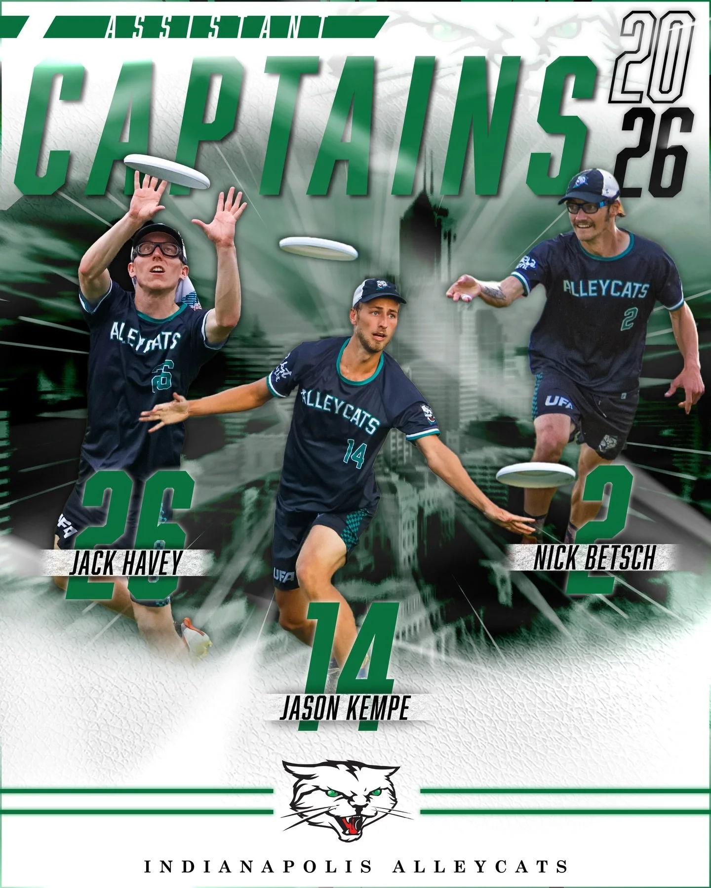 Every great team has leaders that do the little things right, and show up big moments! 

Introducing your 2026 Assistant Captains:
26 &mdash; Jack Havey
14 &mdash; Jason Kempe
2 &mdash; Nick Betsch

They&rsquo;ve earned the spot.
They&rsquo;ve earned