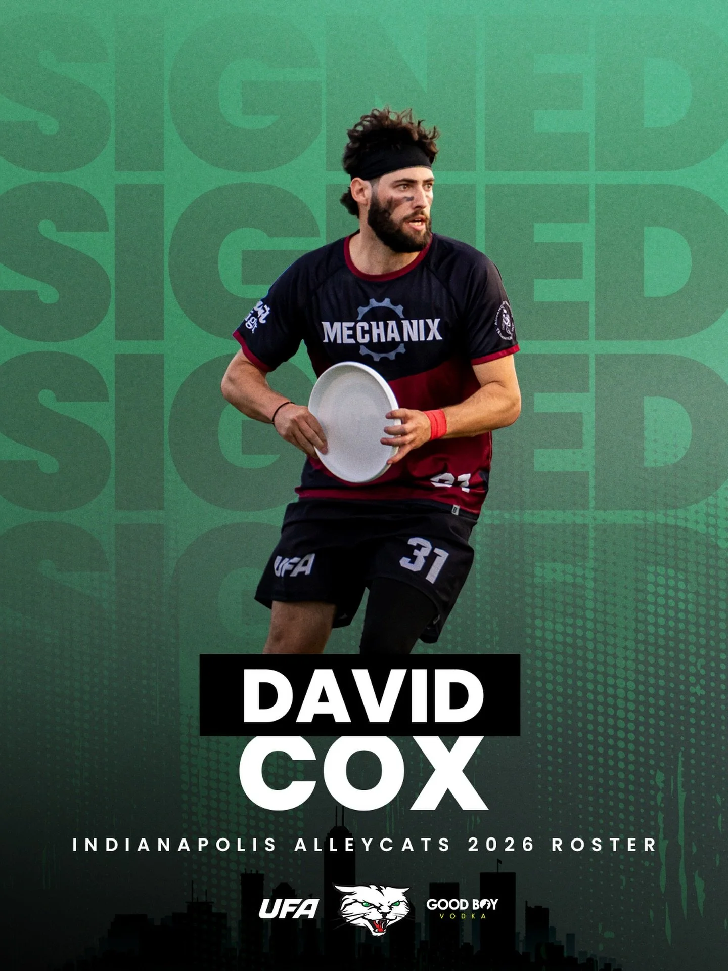 David Cox joins the lineup for 2026! 🐾 #defendthealley