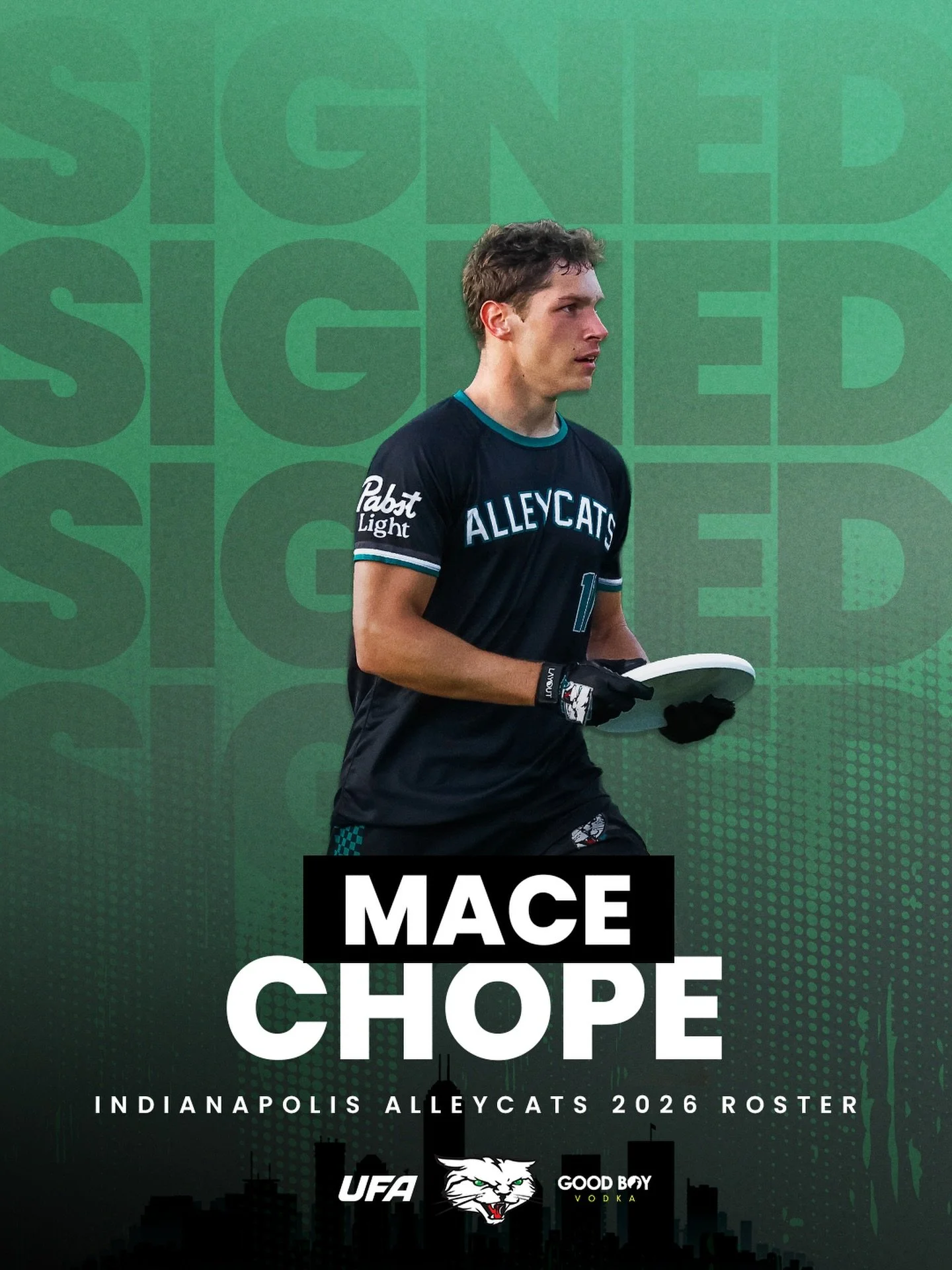 The 2026 roster keeps taking shape! Mace Chope is ready to get to work in his third season with the AlleyCats. #defendthealley
