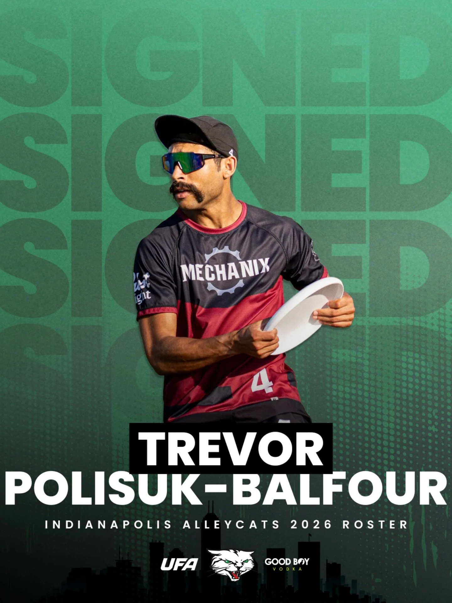 Add him to the roster! Trevor Polisuk-Balfour is a 2026 Alleycat! #defendthealley