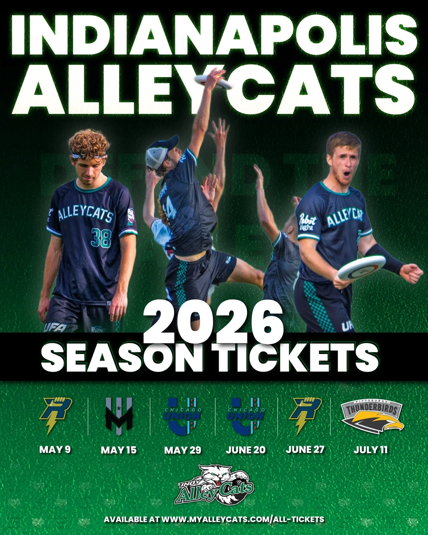 Be there for every Alleycats home game battle this season! Don't miss this years biggest moments and secure your seats today! 

Season tickets available at www.myalleycats.com/all-tickets (Link in bio 🔗)