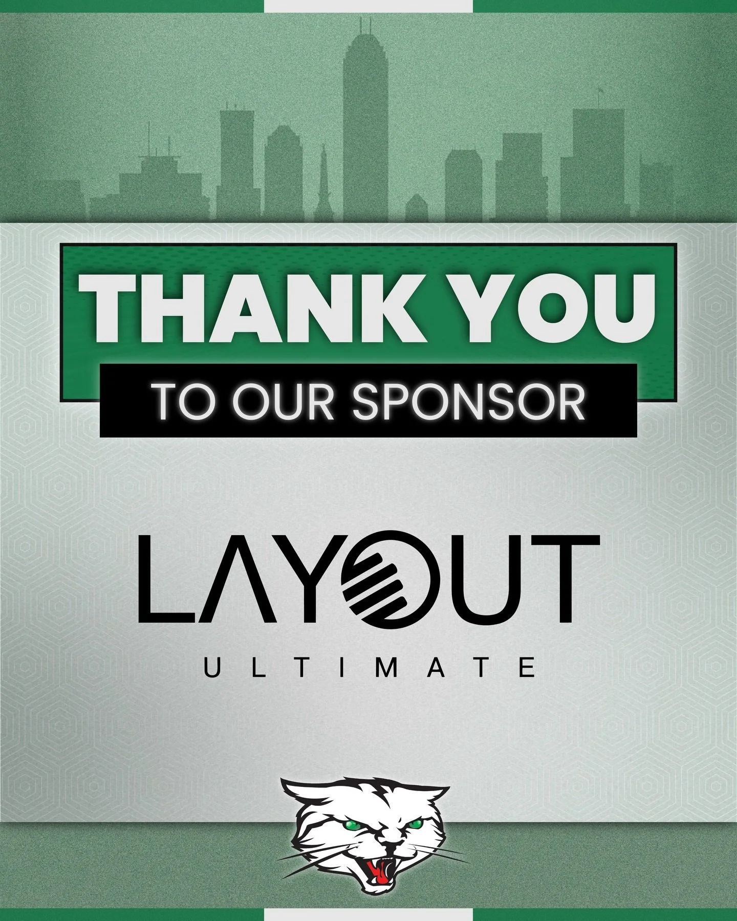 A HUGE thank you to Layout Ultimate Gloves, the official glove of the Indianapolis Alleycats and a proud 2026 sponsor! Your support helps power the game and elevate the experience on and off the field! 🥏🤝
