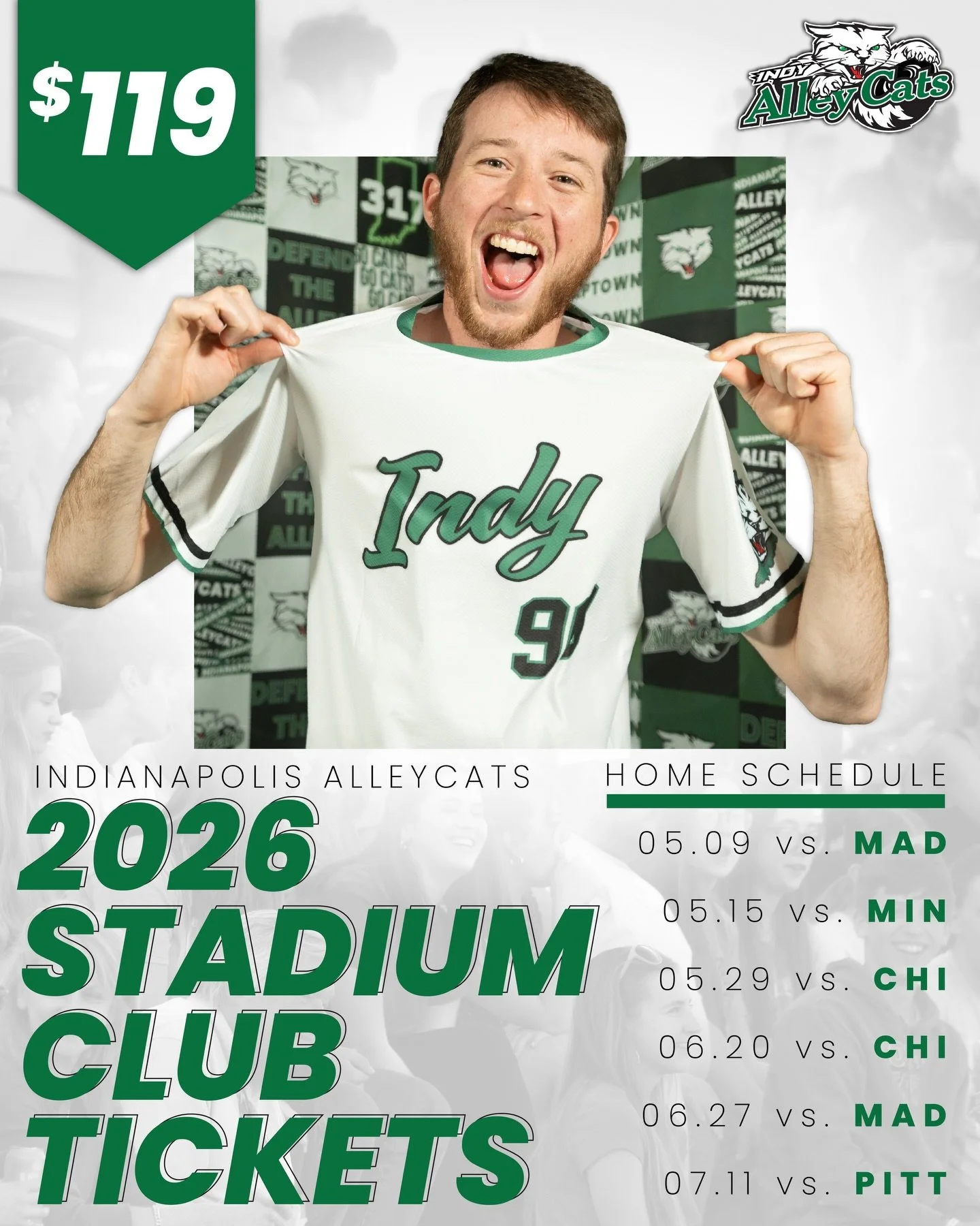 Upgrade your game day experience with a stadium club membership! Offering exclusive perks for members that you don't want to miss out on.

Membership Includes: 
&bull; Stadium Club Membership Card
&bull; Ticket to ALL 6 Home Games
&bull; 20% OFF Merc