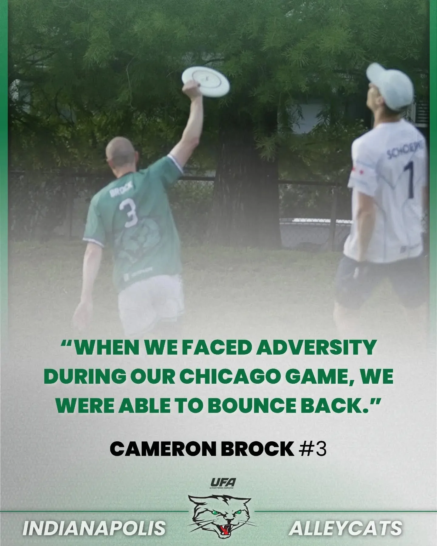 Franchise Records, Team Records, Opponent Records and our 100th win. 

Welcome to the 2026 Season. We've arrived. 

Author: @ryan22baker 
Photos: @sediiiproductions 
Photos: @realdanielcohen 

Article: https://watchufa.com/alleycats/news/indy-goes-2-