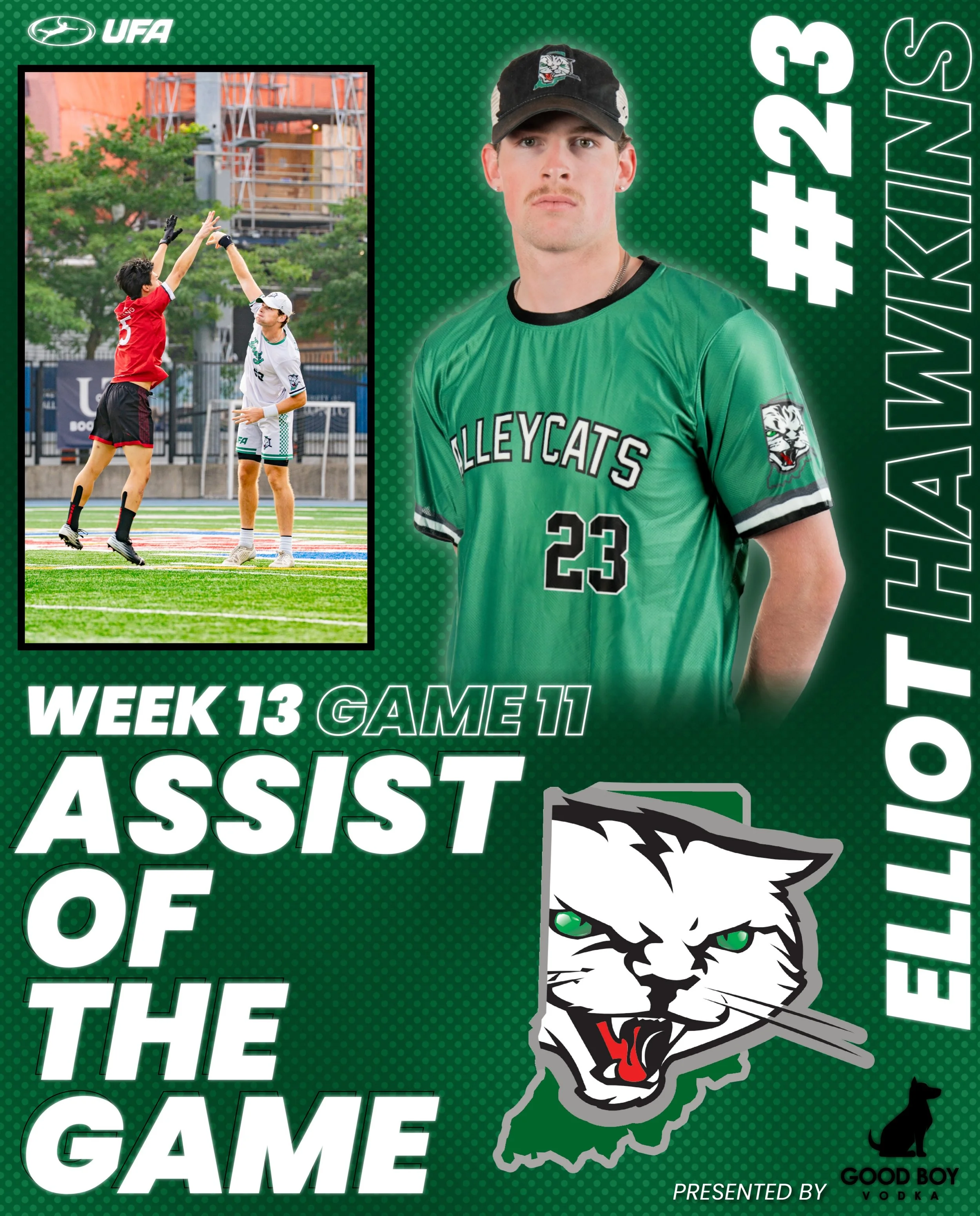 Elliot Hawkins doubles down on defense, gets the disc back, and throws a dime of a hammer to Felton for the score! What a sequence 🔥