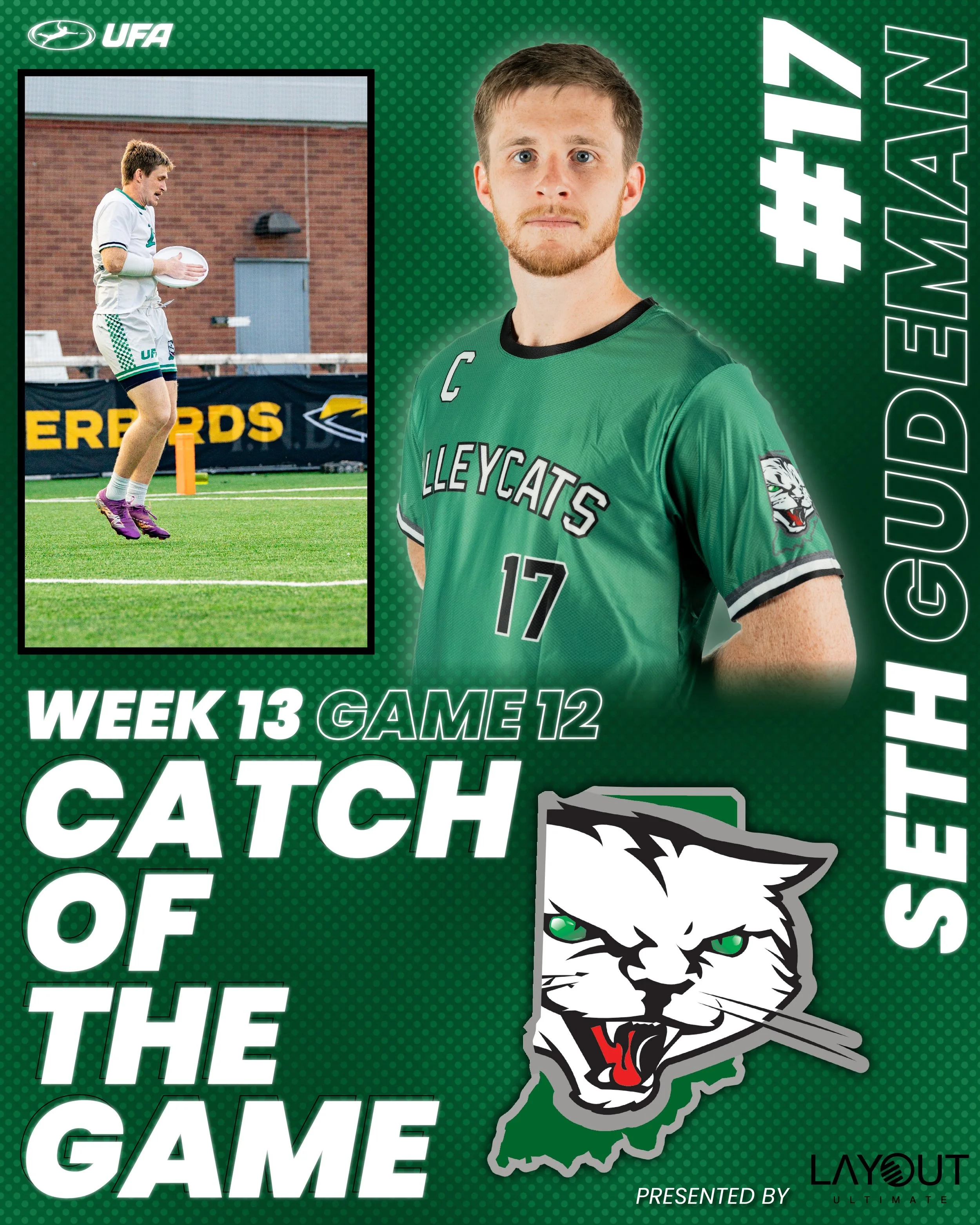 100th goal, cross-field hammer from Hawkins, and the Game 12 Catch of the Game for Seth as we get a look at his milestone score!

--
Presented by @layoutultimate