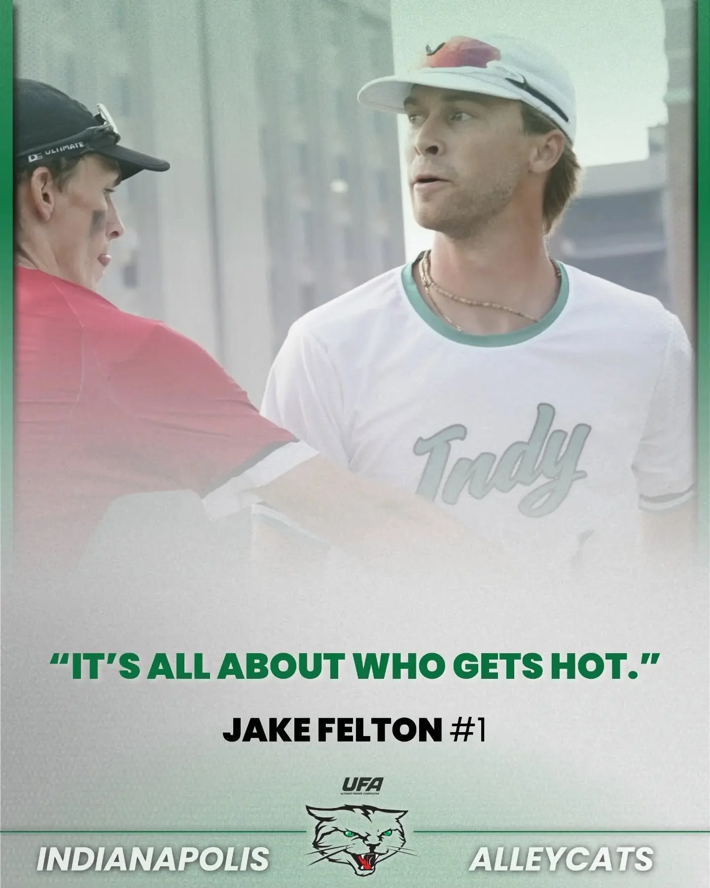 Win or Go Home. 

Author @ryan22baker 
Photos: @sediiiproductions 

Article: https://watchufa.com/alleycats/news/indianapolis-alleycats-playoff-journey-divisional-round-2026