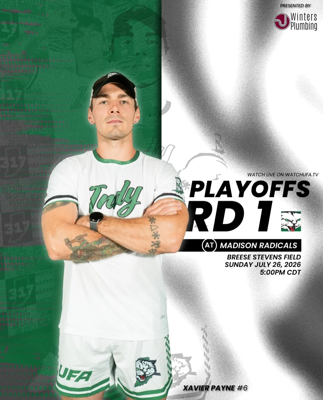 The postseason is here and we are in Madison for ROUND 1
First pull at 5:00PM CDT 🥏
Watch live on watchUFA.tv 📺