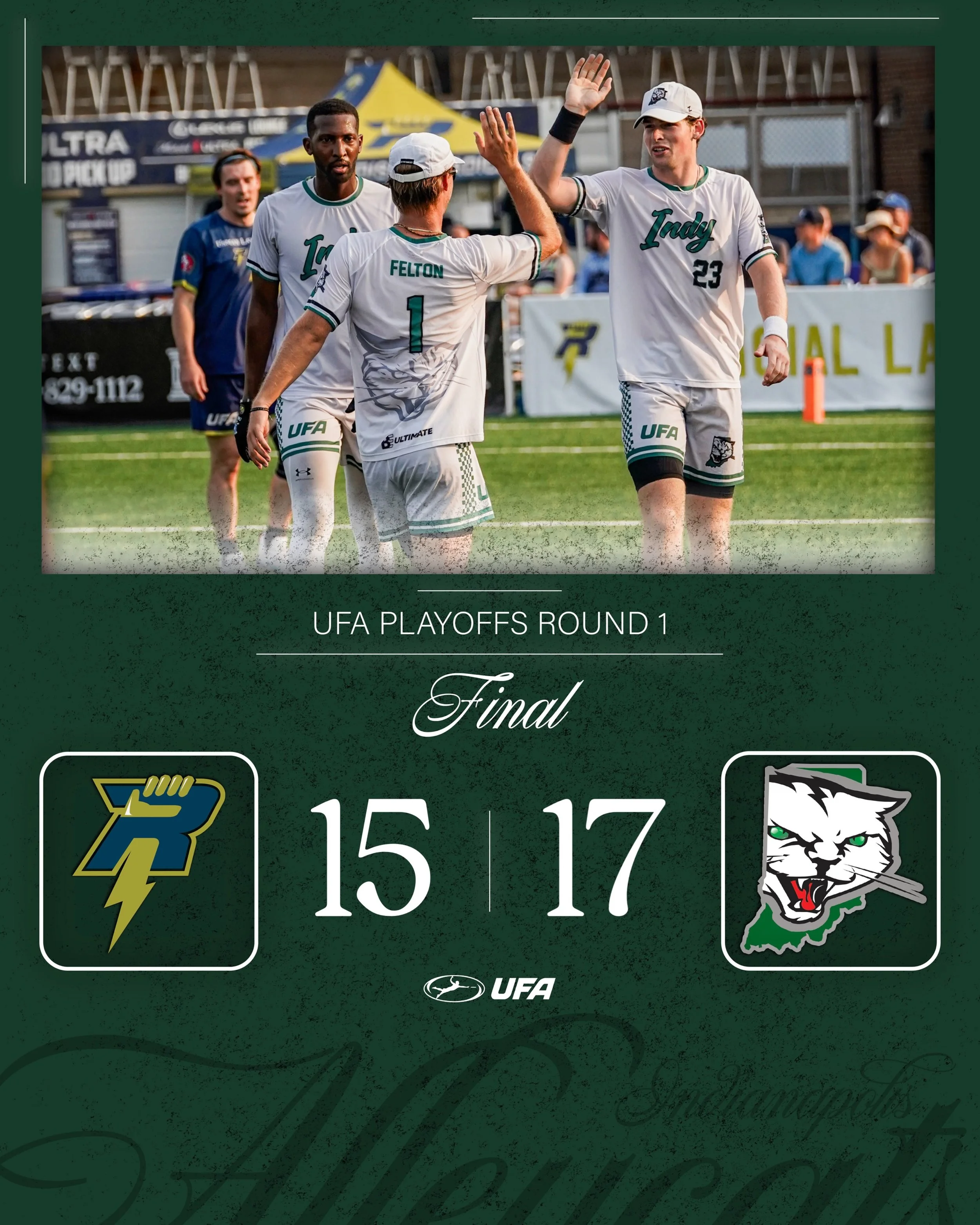 The Cats have advanced to ROUND 2!