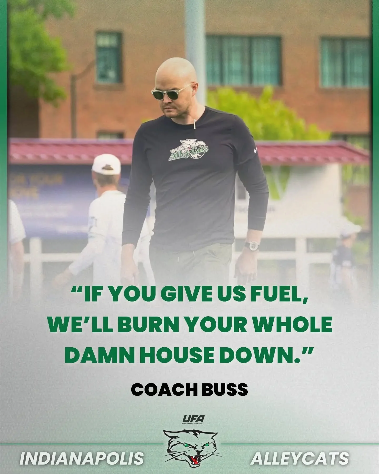 "Indy's gonna Indy. They have a history of epic chokes."

🤫 No one tell them this is the future. 

Article: @ryan22baker
Photos: @sediiiproductions 

Article: https://www.watchufa.com/alleycats/news/new-era-cats-are-1-0-breese-postseason