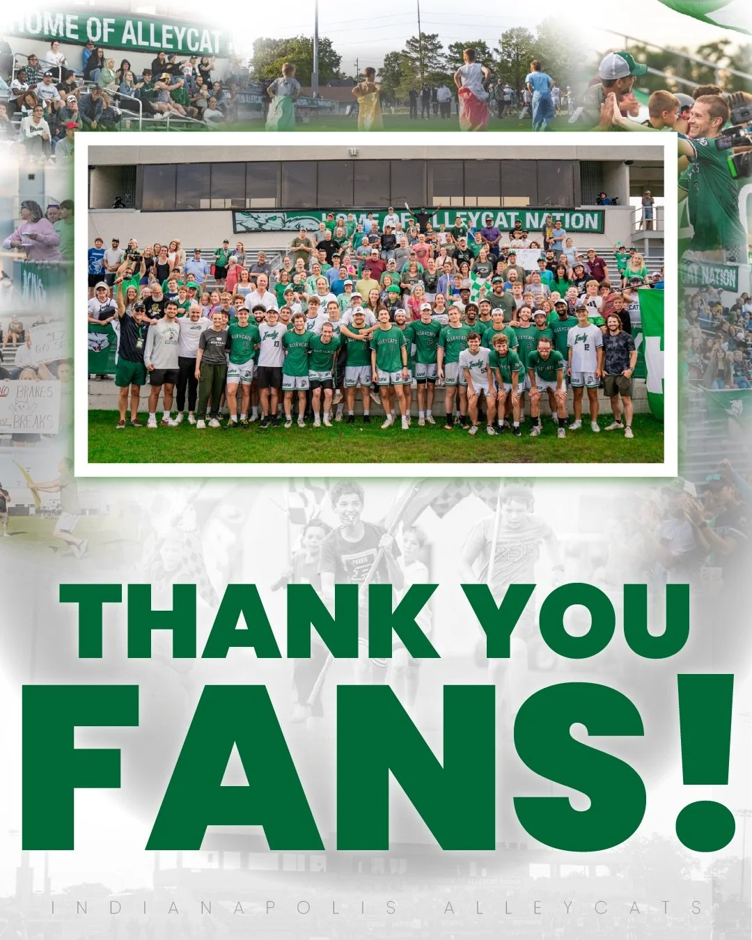 Every season has a story. We&rsquo;re grateful you were part of ours.

From everyone on the field to everyone in the stands &mdash; thank you. For believing. For showing up. For making some noise. And for making this thing feel like family! The 2026 