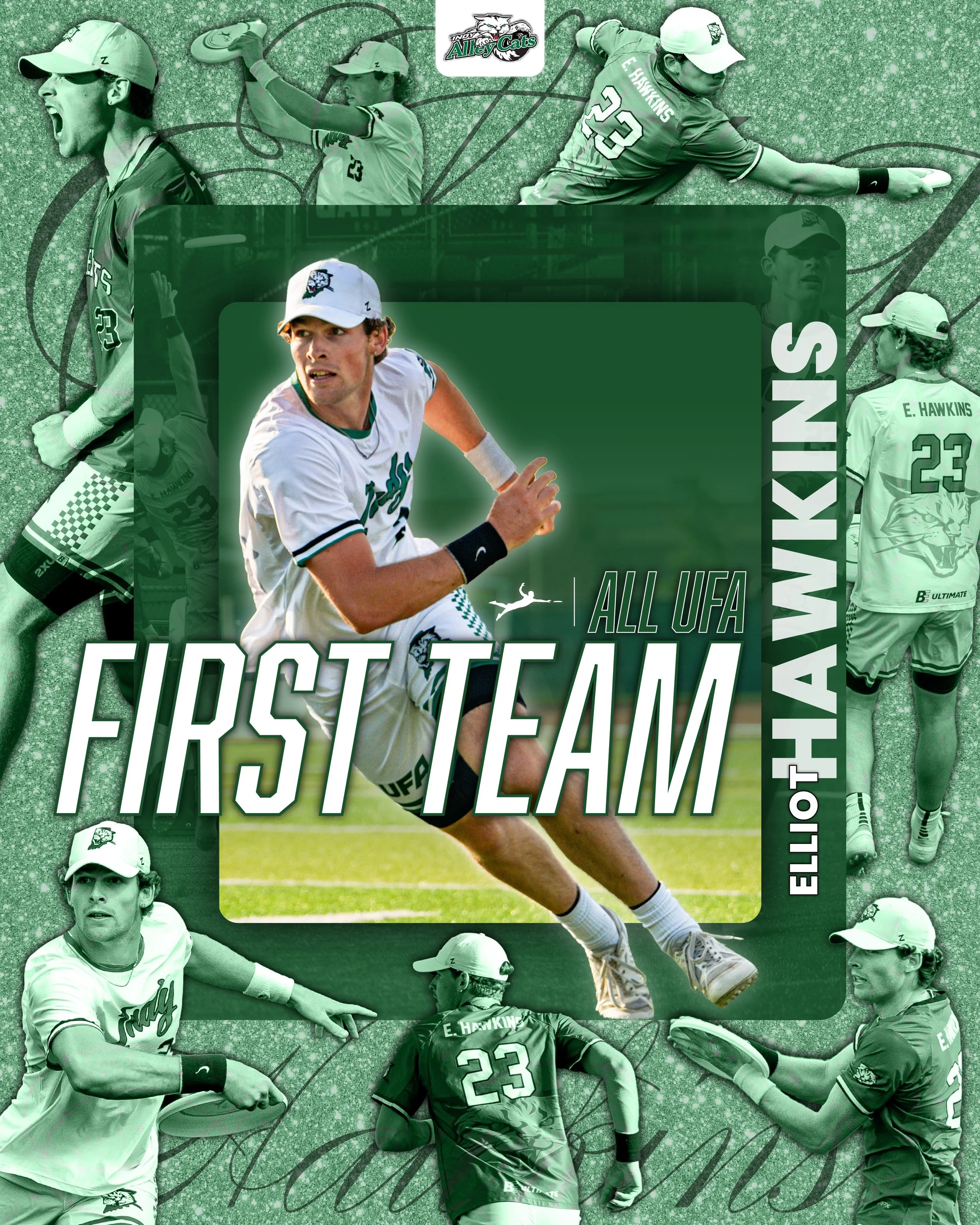 No debate, no doubt. Certified top tier! 📈🔥 Elliot Hawkins earns ALL UFA FIRST TEAM honors and sits amongst the best in the league! 🥏