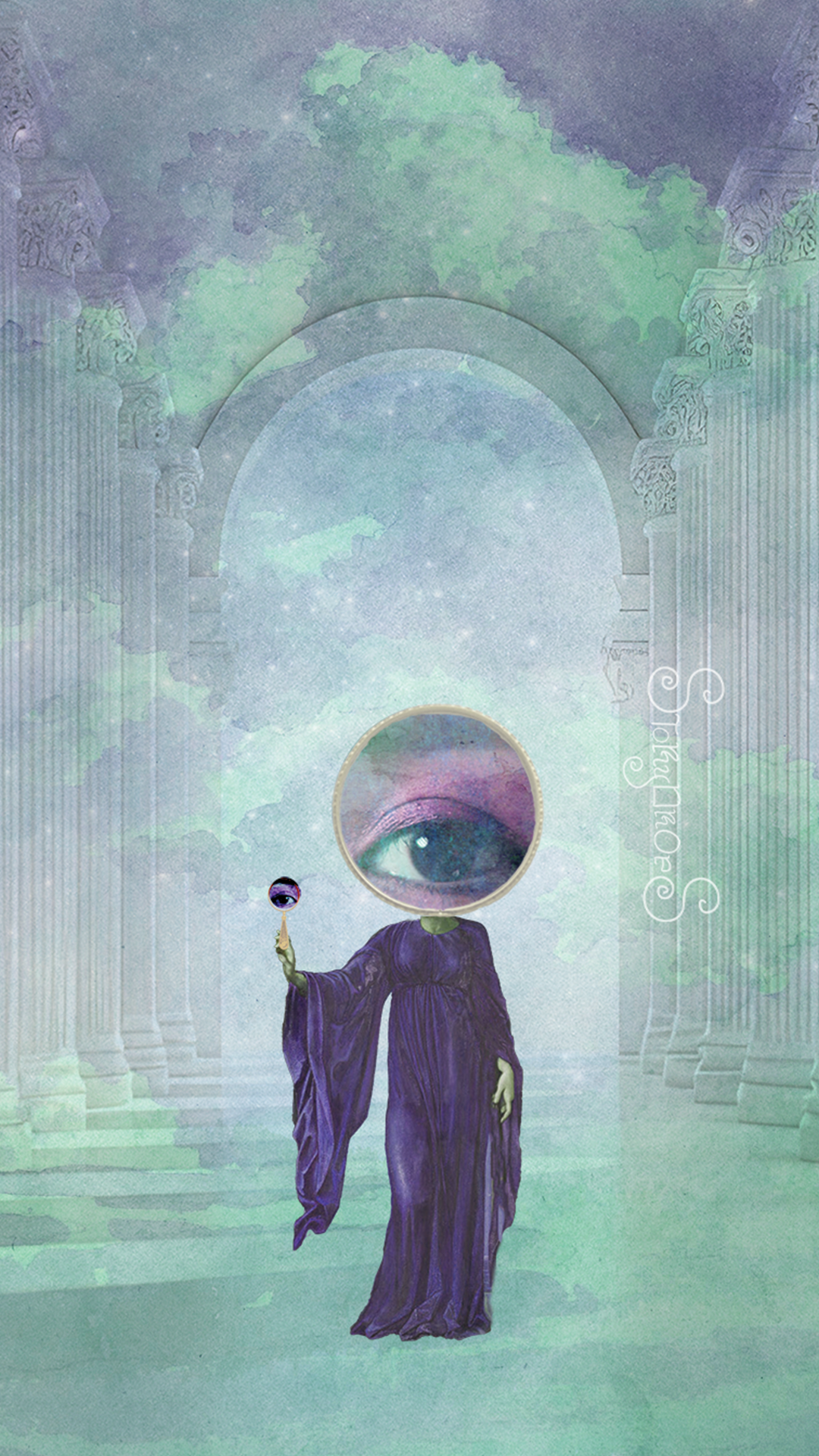 The Clarity Oracle — an original collage by Shaunté Ledger