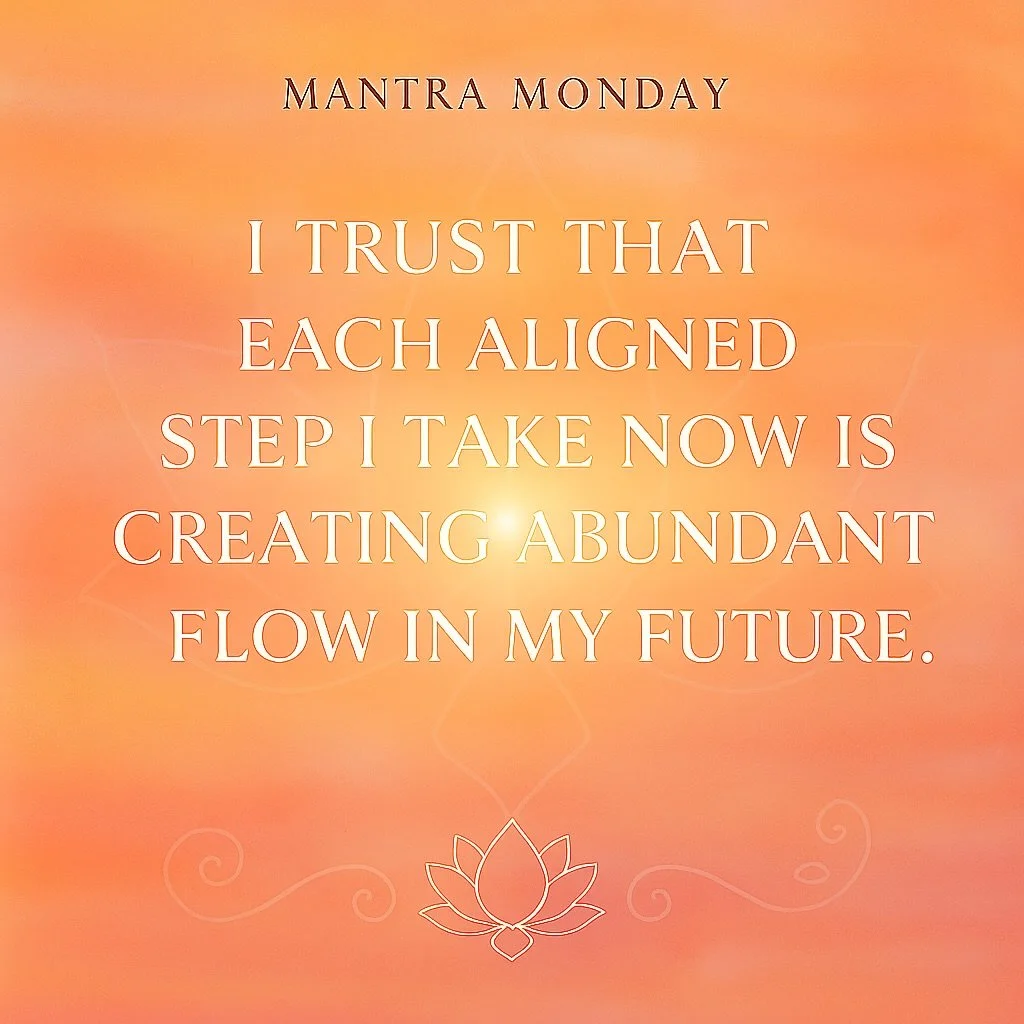 I trust that each aligned step I take now is creating abundant flow in my future. 🌊

This one is really landing for me today.

Every small choice, every time I move from my heart, every moment I choose trust over fear&hellip; I feel more aligned wit