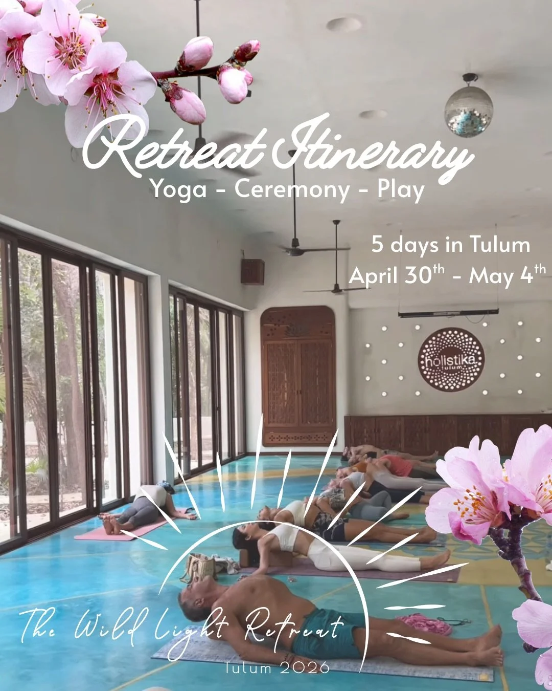 Curious what five days inside The Wild Light Within actually feels like?

Morning practices. Pool hangs. Ceremony. Ecstatic dance. Fire circles.
Deep rest. Real connection. Joy that lingers long after you return home.

✨ April 30 &ndash; May 4
📍 Hol