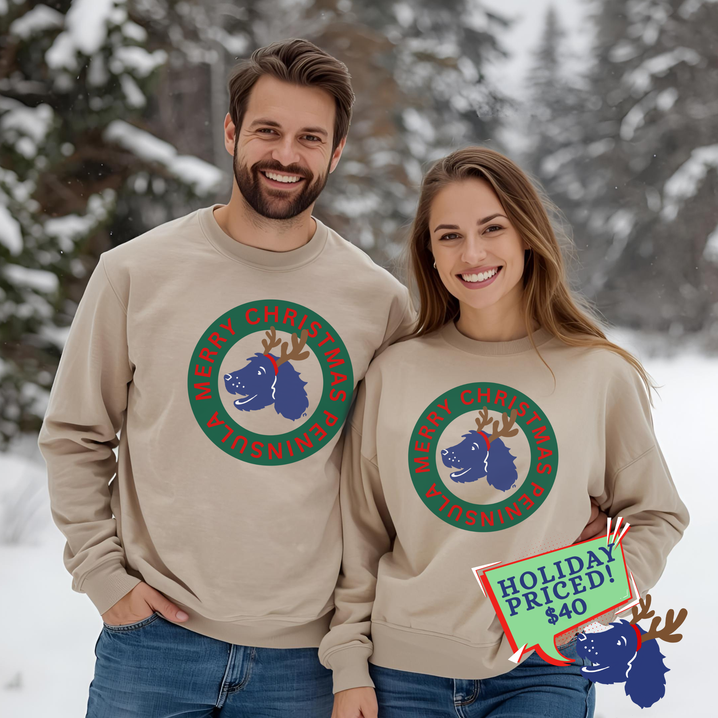 Merry Christmas Peninsula Sweatshirt