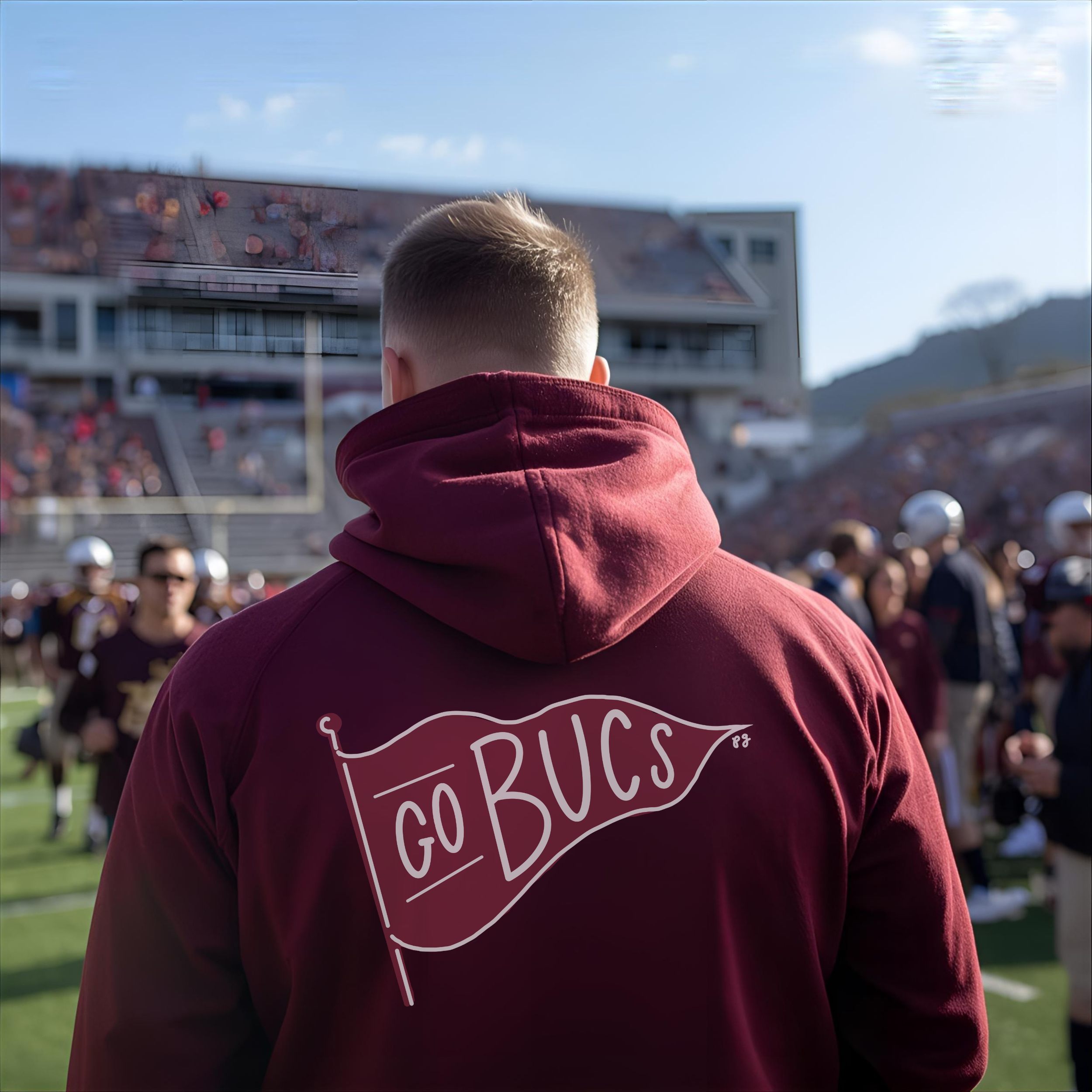 Go Team! Hooded Sweatshirt