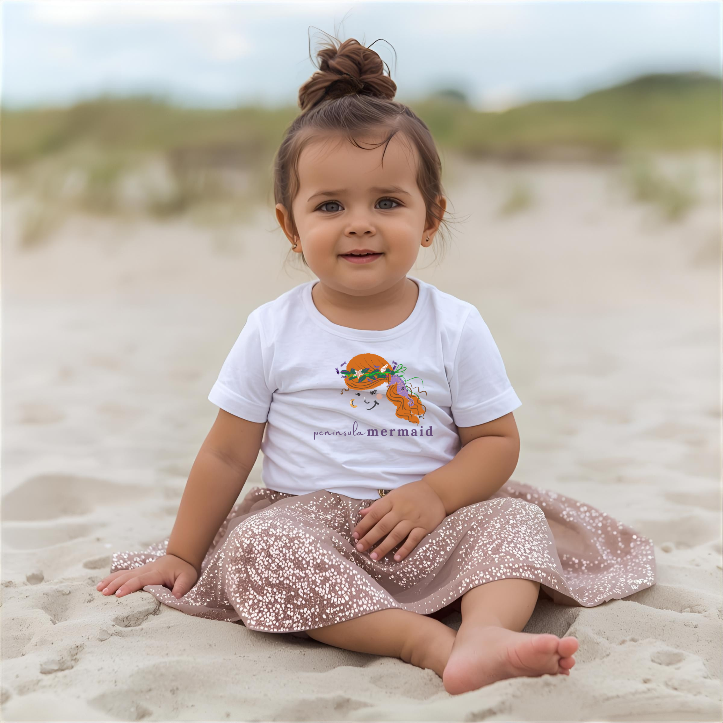 Mermaid Wink Toddler Tee