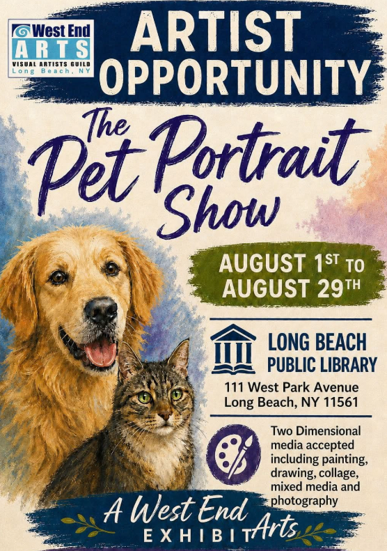CURRENT: Pet Portrait Juried Art Show by West End Arts