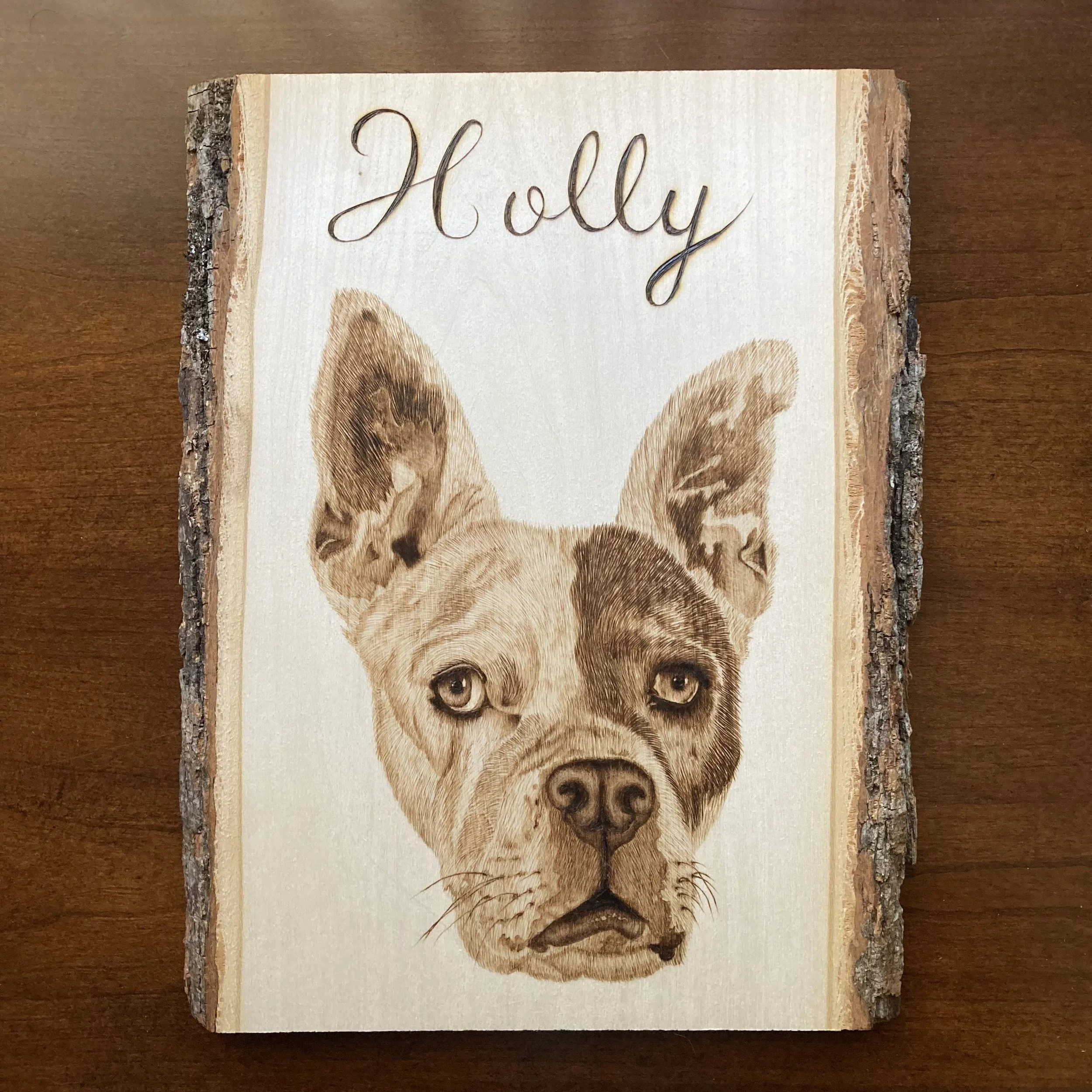 Pyrography - Dog portrait (holly).JPG