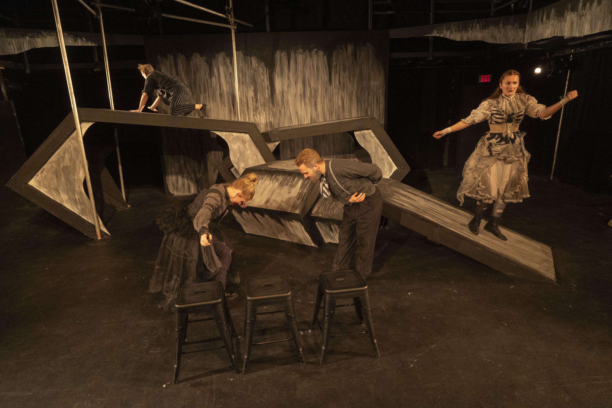Pictured: Piper Nordell, Gillian Garvie, Jonathan MacPherson, Emily Pitters