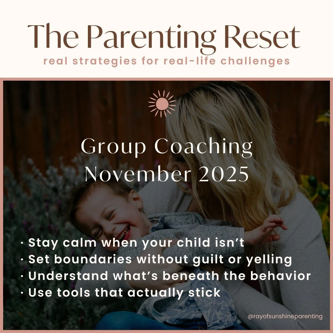 ✨ Officially announcing ✨
Our 6-week group coaching program &mdash; The Parenting Reset &mdash; is opening up another round in November 2025!

This program is designed to give you real strategies for real-life challenges&mdash;whether you&rsquo;re in